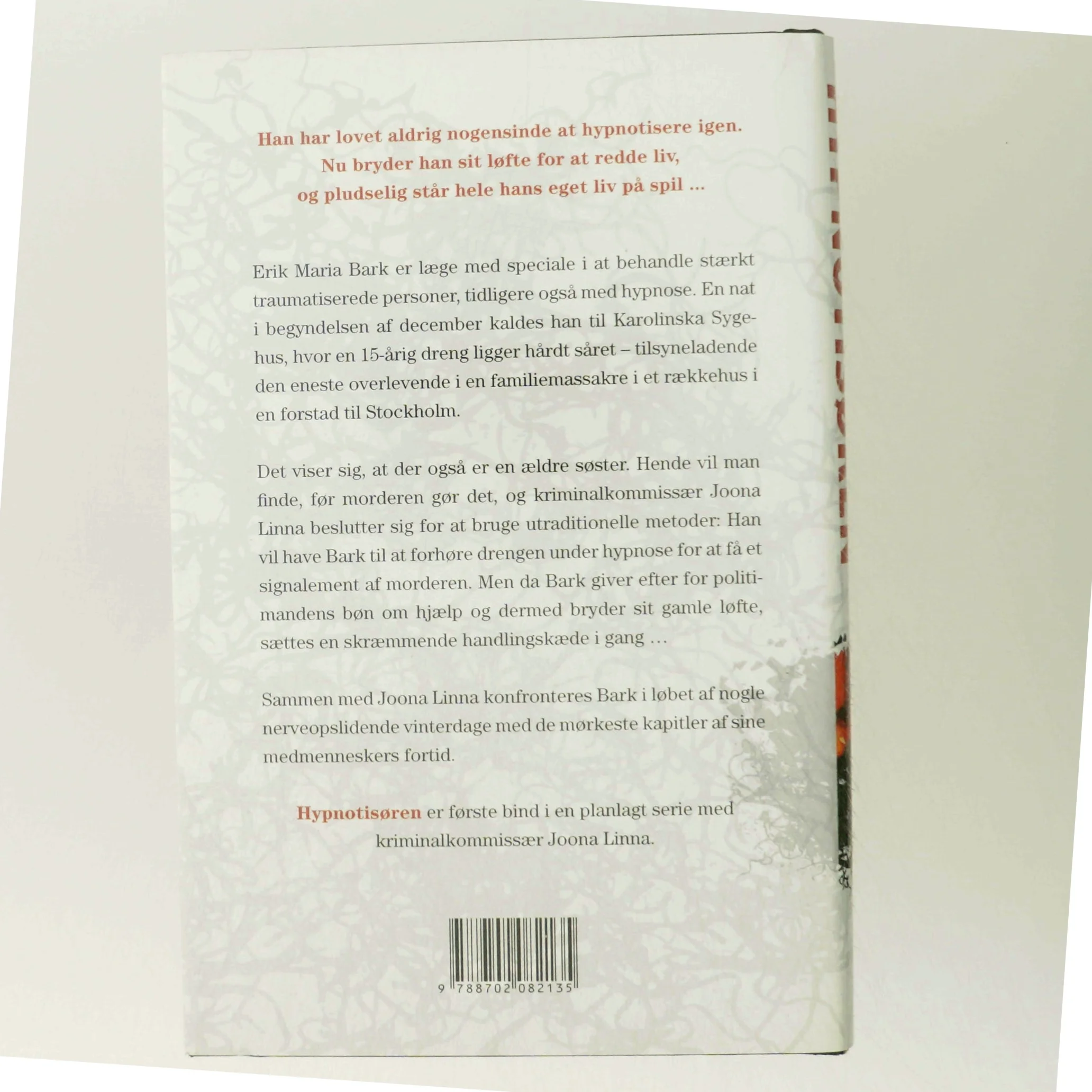 Hypnotisøren af Lars Kepler (Bog)