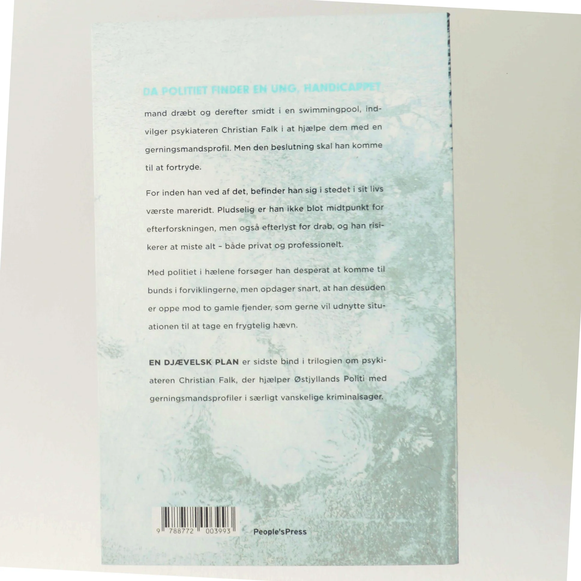 En djævelsk plan : krimi af Inger Wolf (Bog)