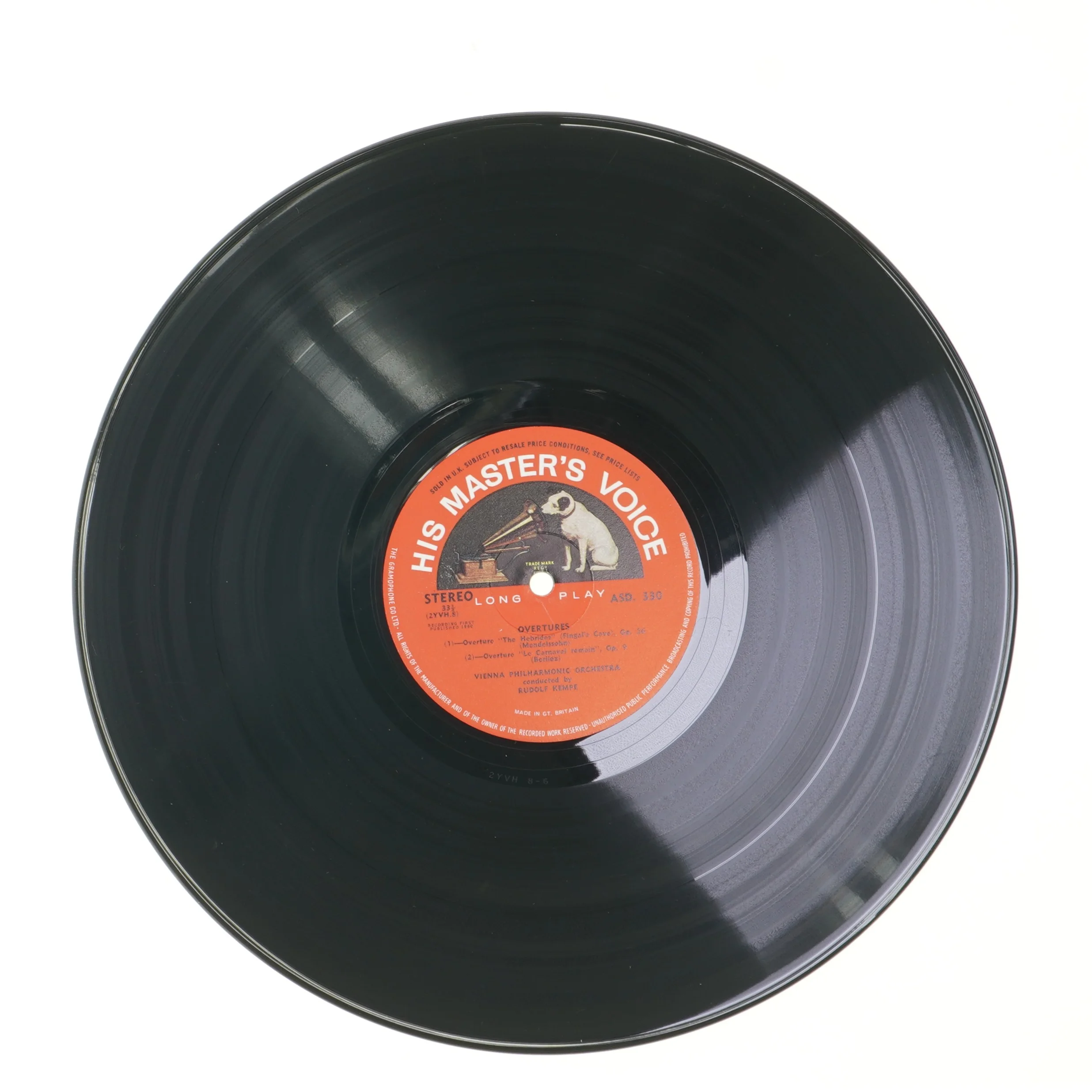 LP med klassisk musik fra His Master's Voice