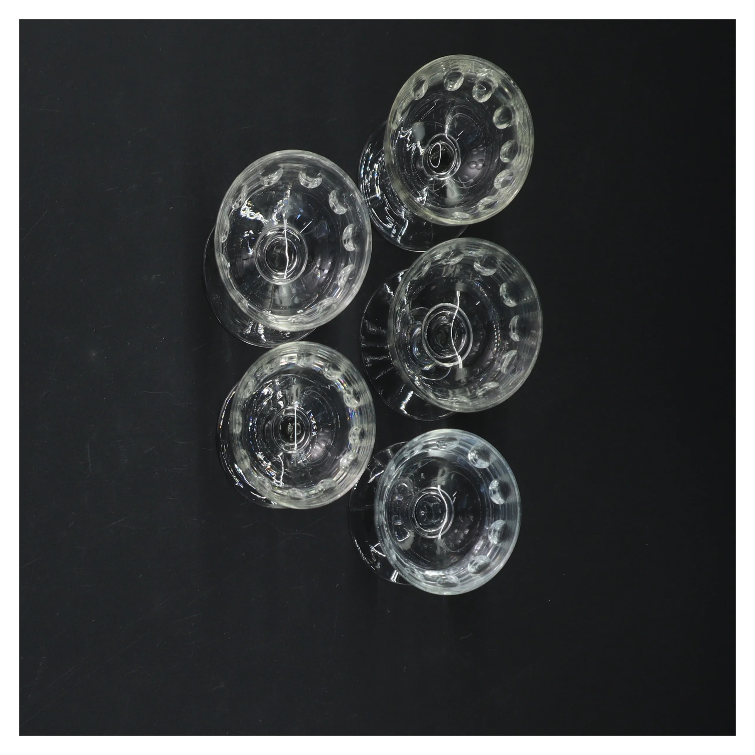 Vin glas sæt, 5 styk (str. 10 cm. 5 styk)