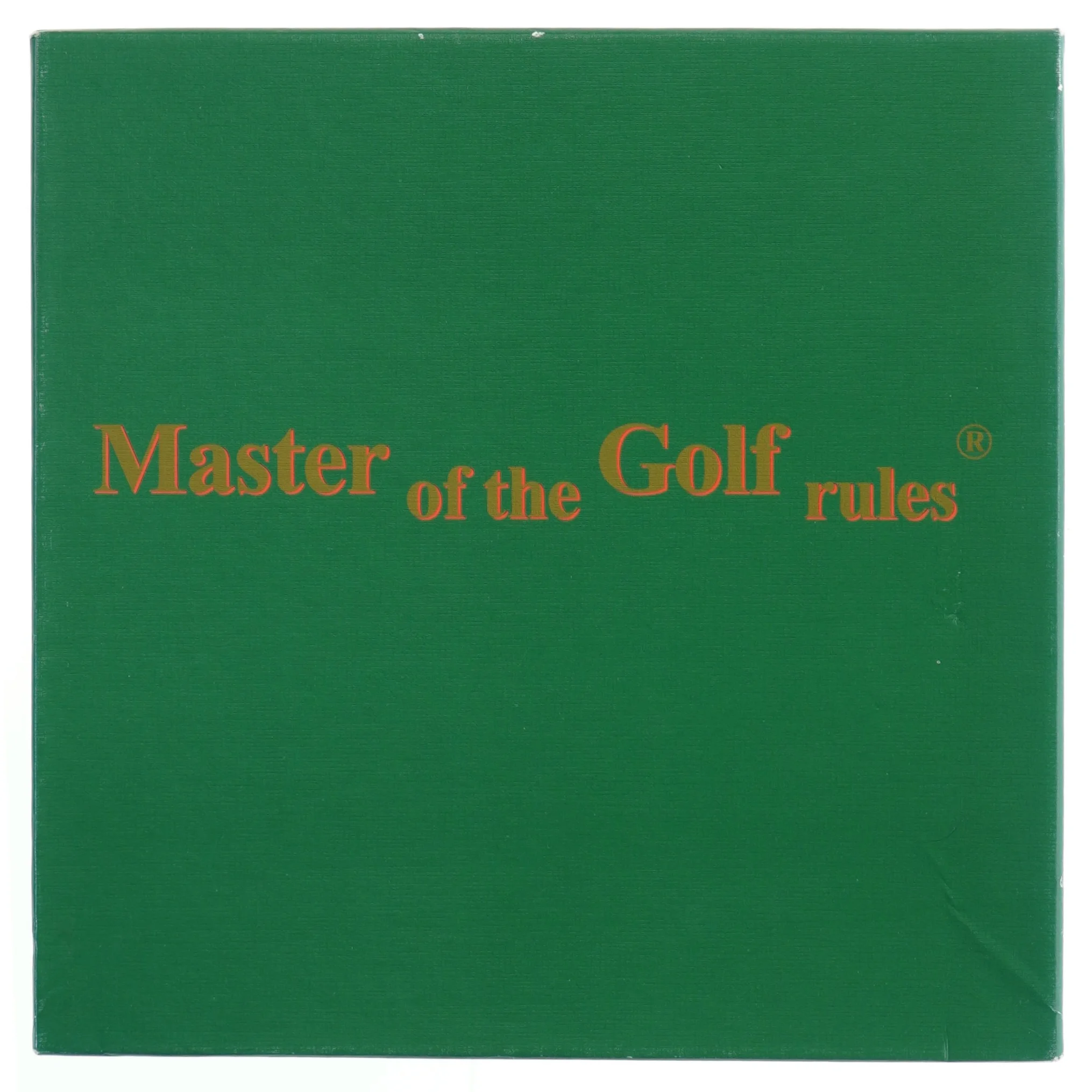 Master of the Golf rules brætspil (str. 25x25 cm)