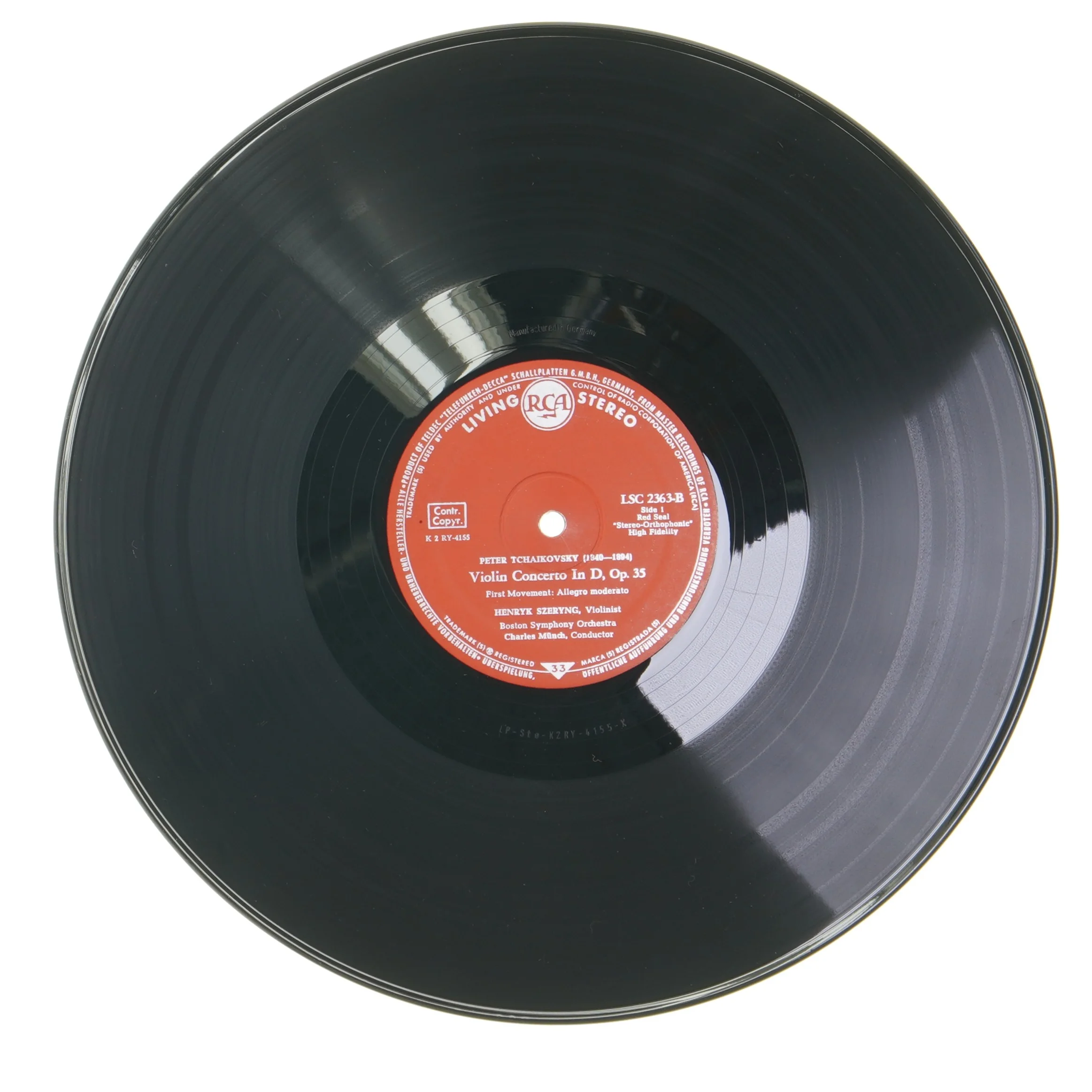 Tchaikovsky Violin Concerto LP fra RCA