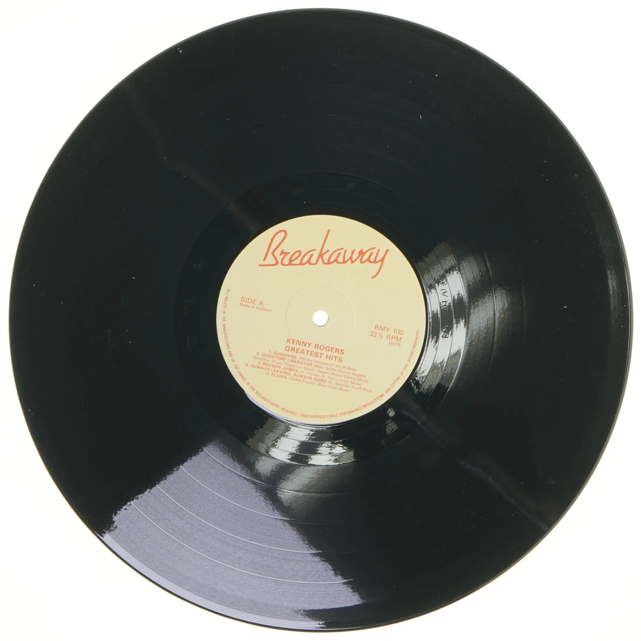 Kenny Rogers Greatest Hits LP vinyl