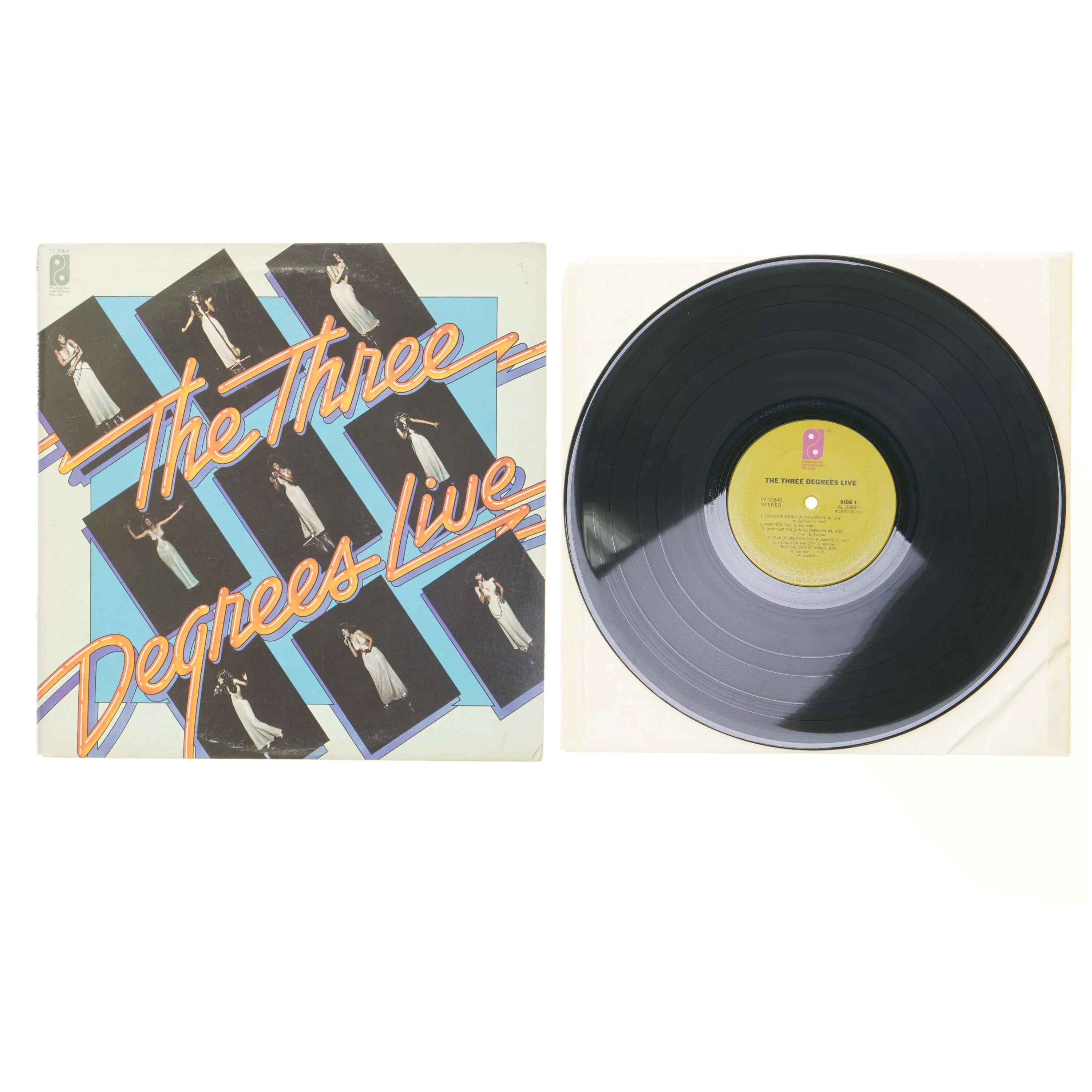 LP-album 'The Three Degrees Live'