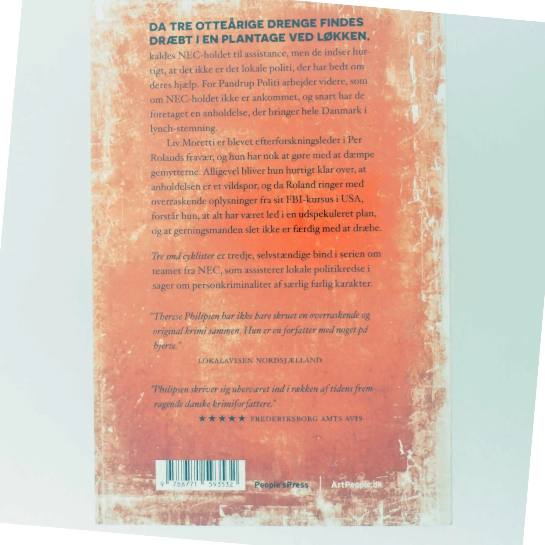 'Tre små cyklister: krimi' af Therese Philipsen (bog)