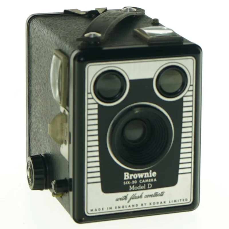 Vintage Kodak Brownie Six-20 Model D Kamera fra Kodak (str. 14 x 8 cm)
