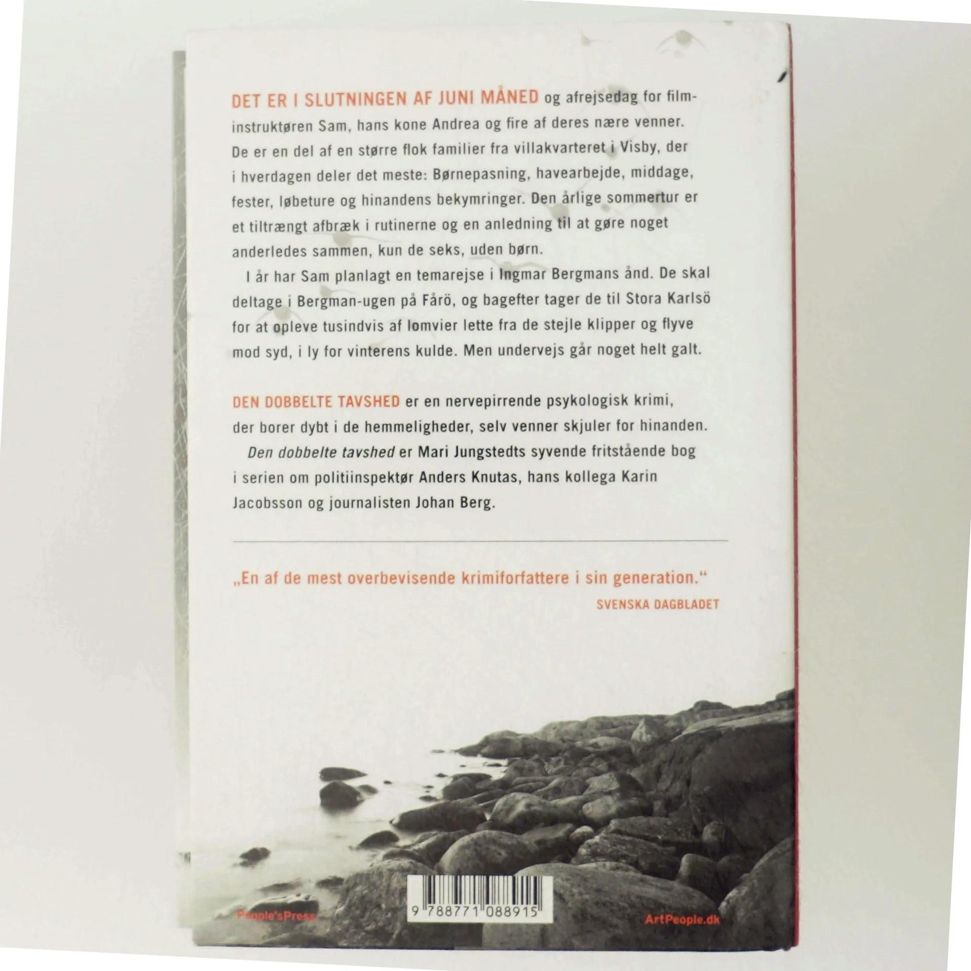 'Den dobbelte tavshed: kriminalroman' af Mari Jungstedt (bog)