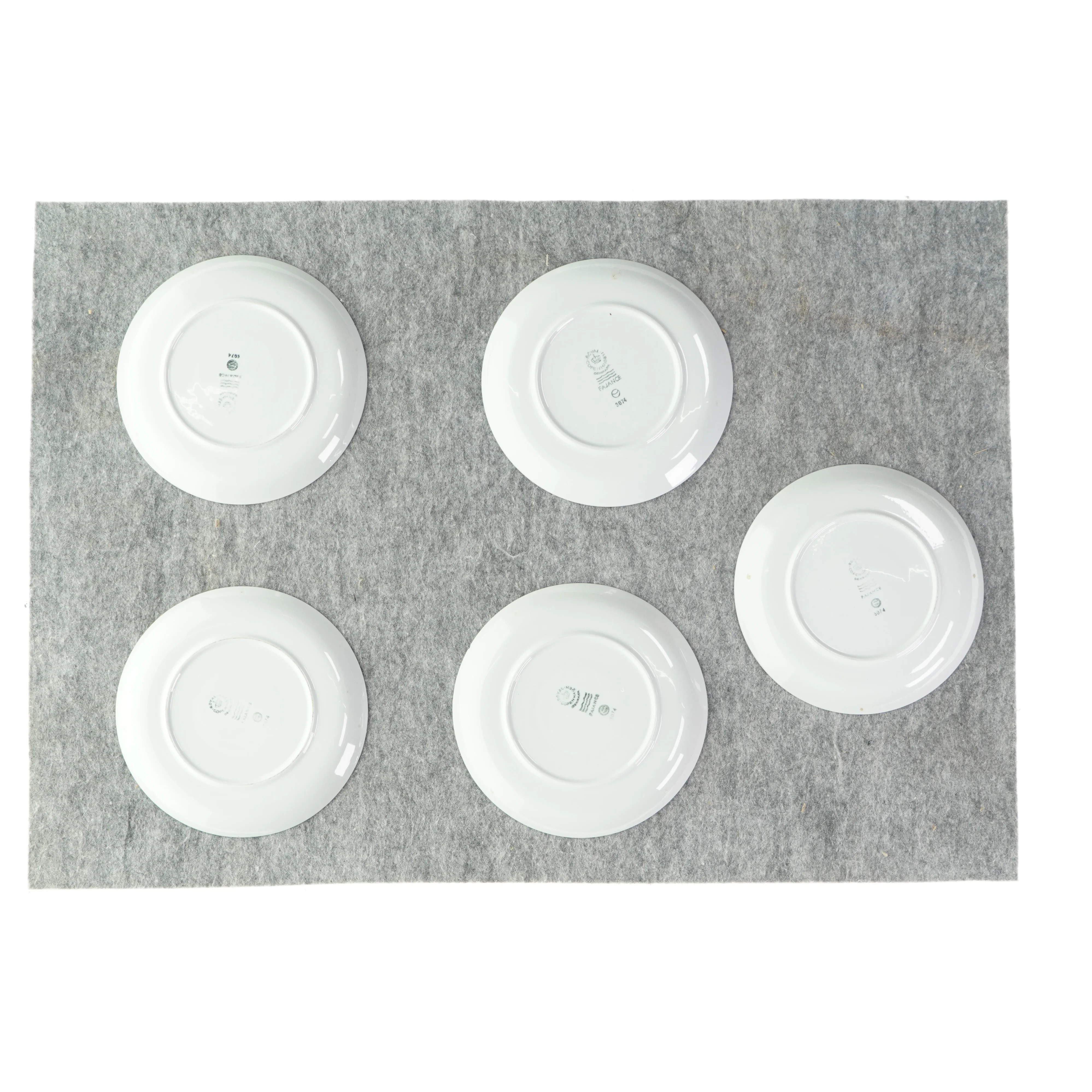 Tallerkner (5 stk.) fra Royal Copenhagen (str. Ø:16,5cm)