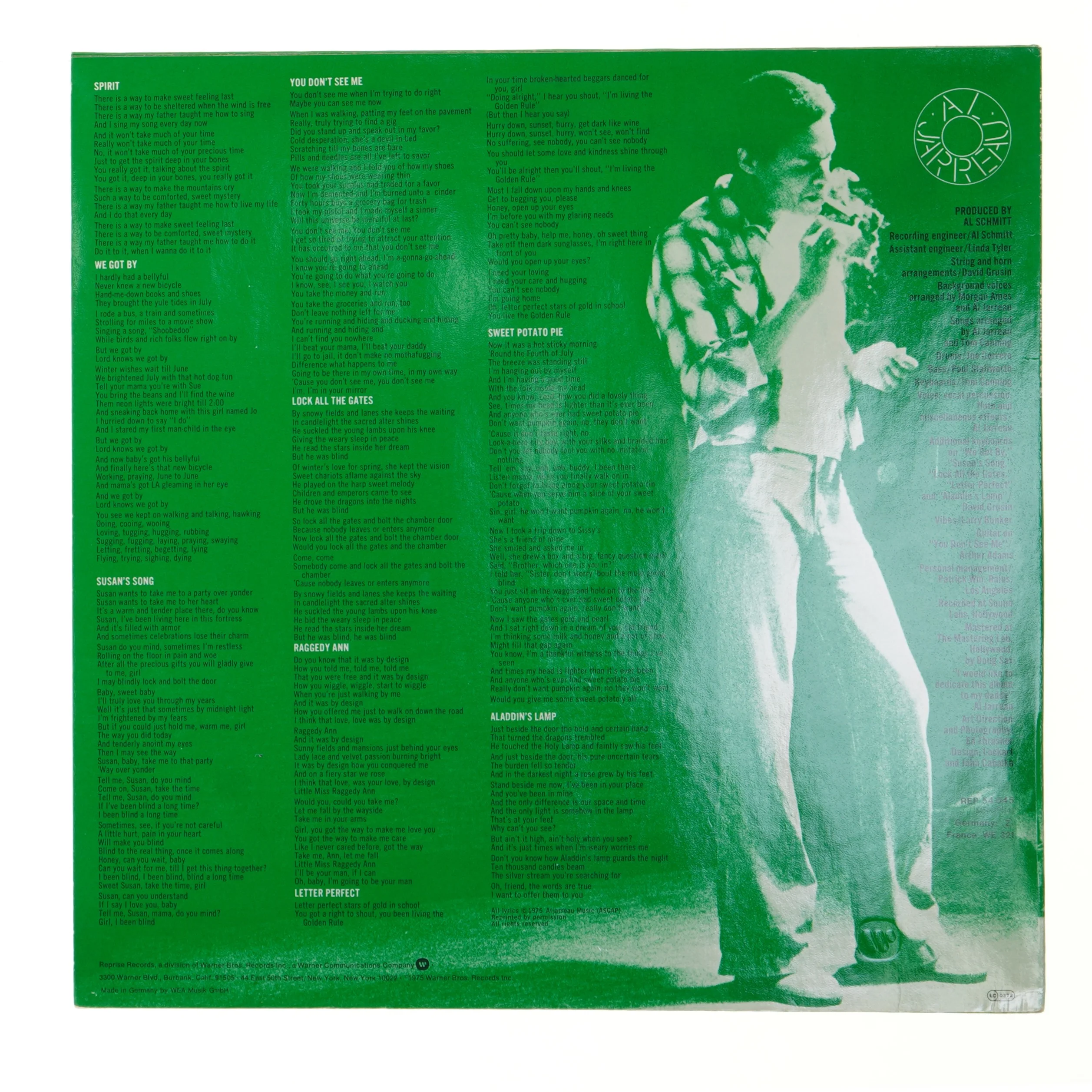 Al Jarreau LP - We Got By fra Reprise Records