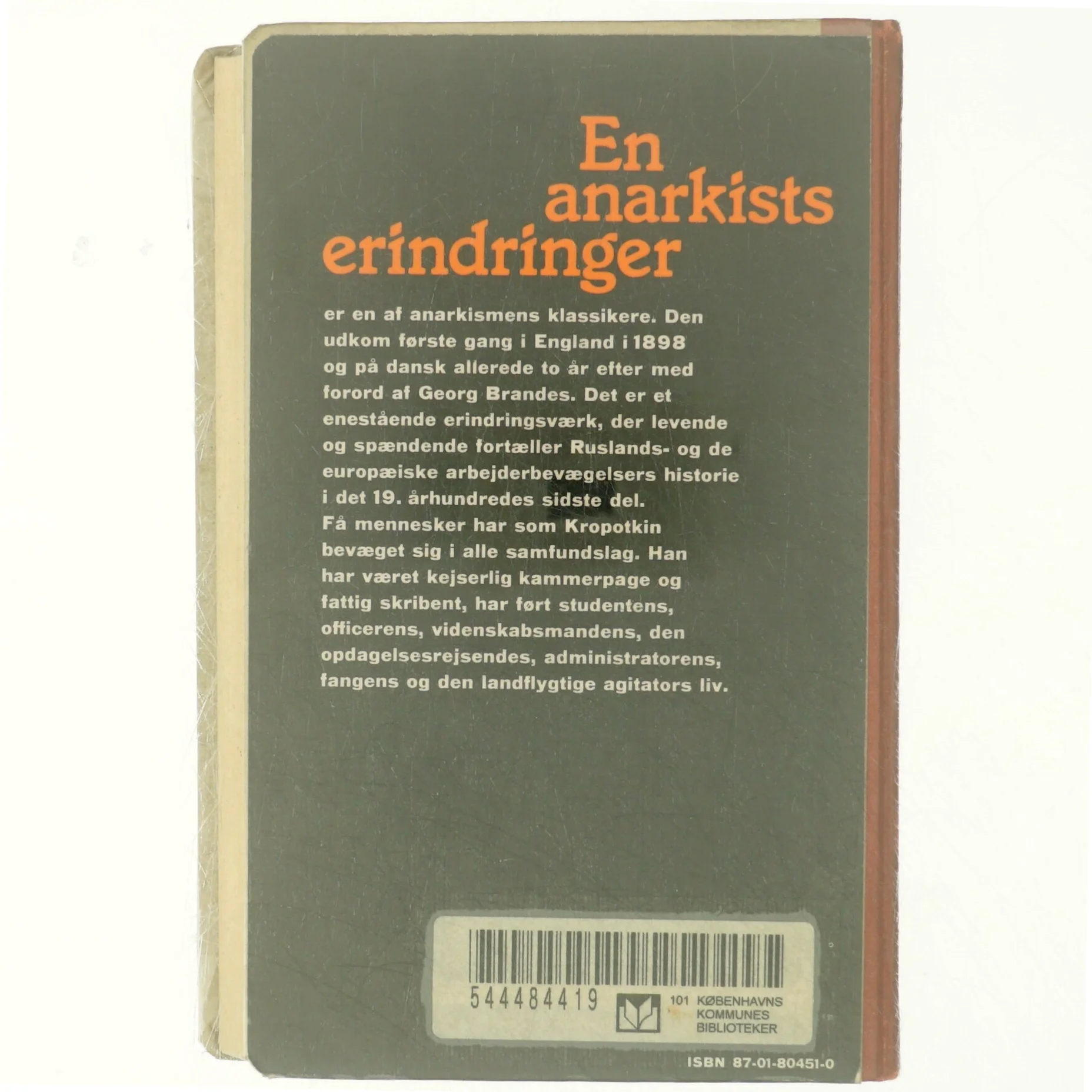 En anarkists erindringer af Pjotr Kropotkin