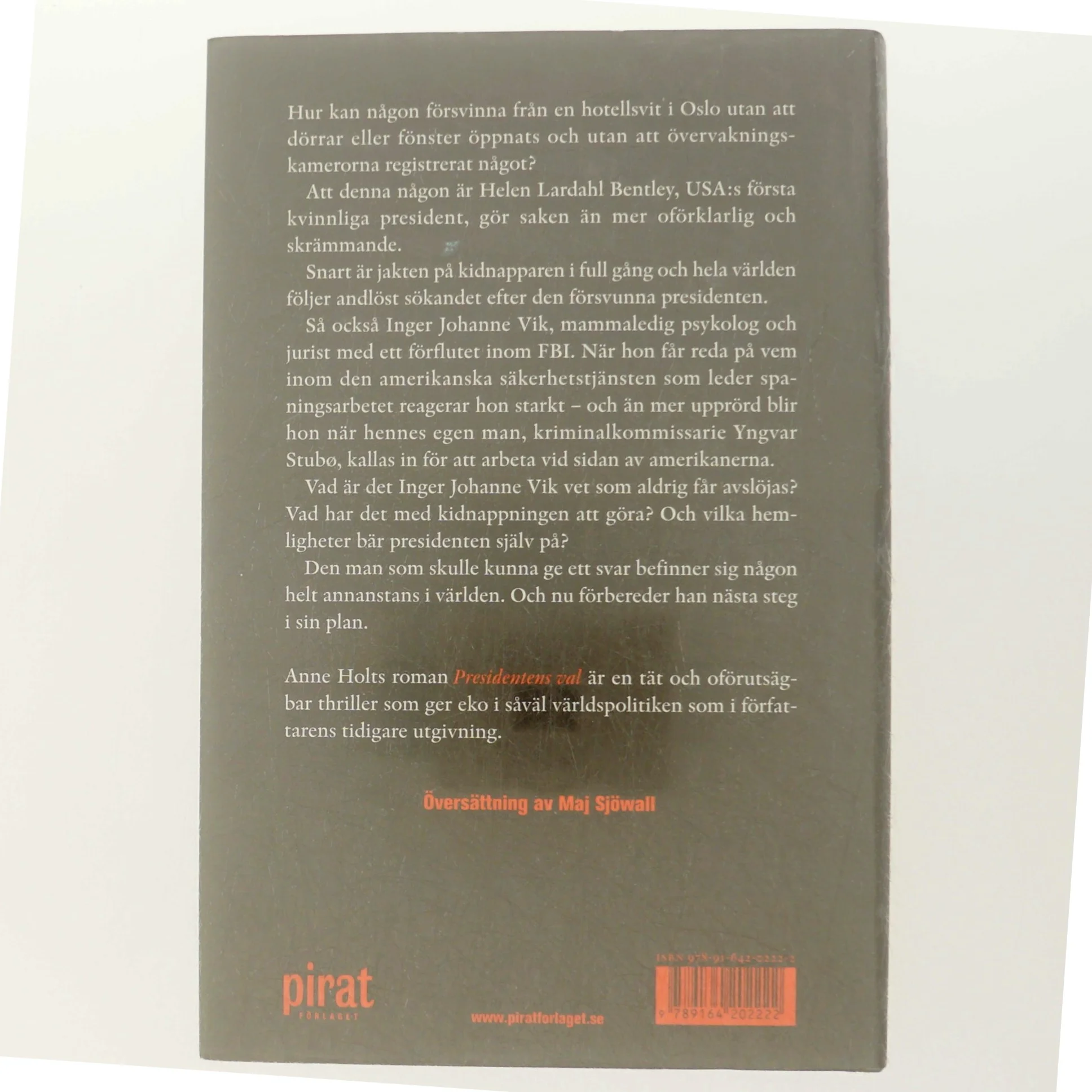 Presidentens val af Anne Holt (Bog)