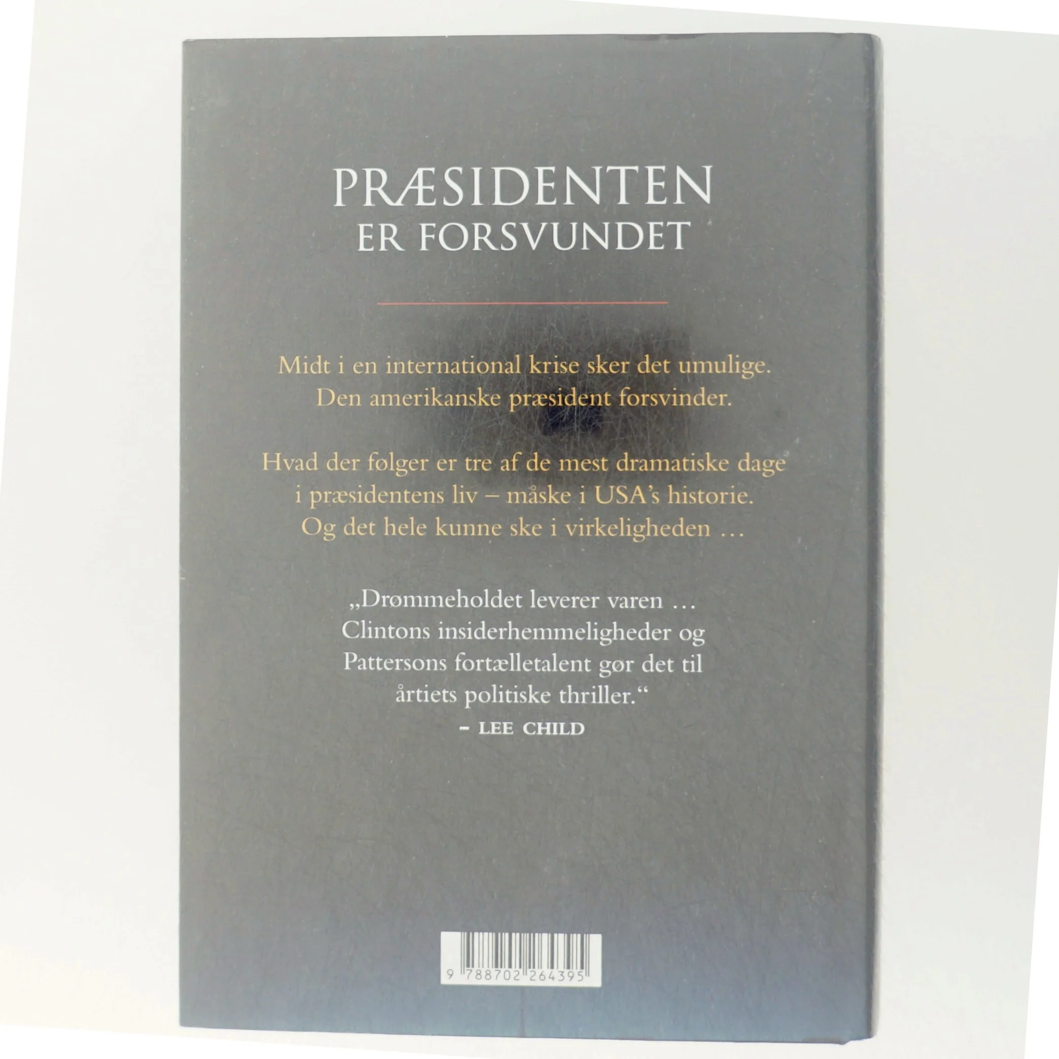 'Præsidenten er forsvundet' af Bill Clinton (bog)