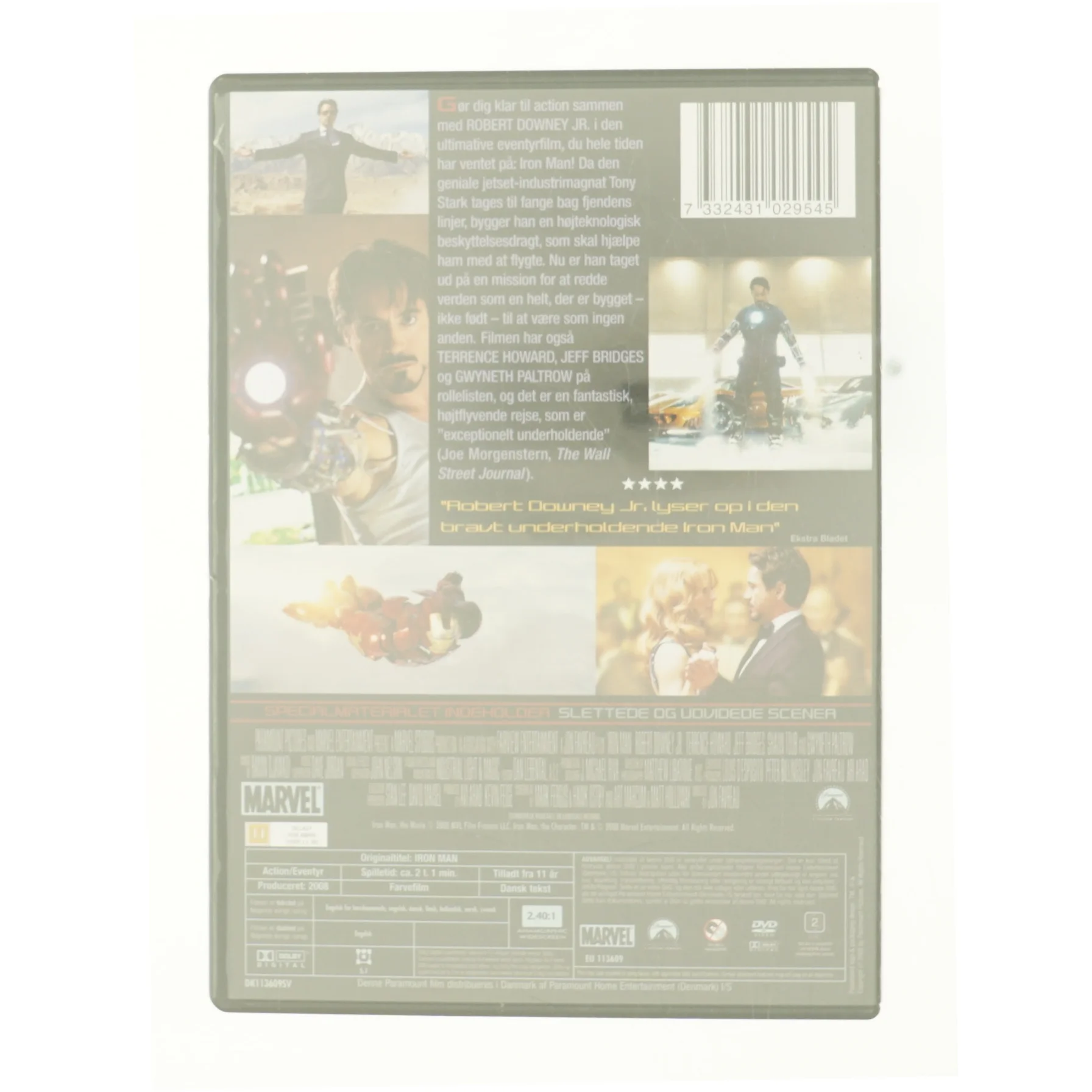 Iron Man fra DVD