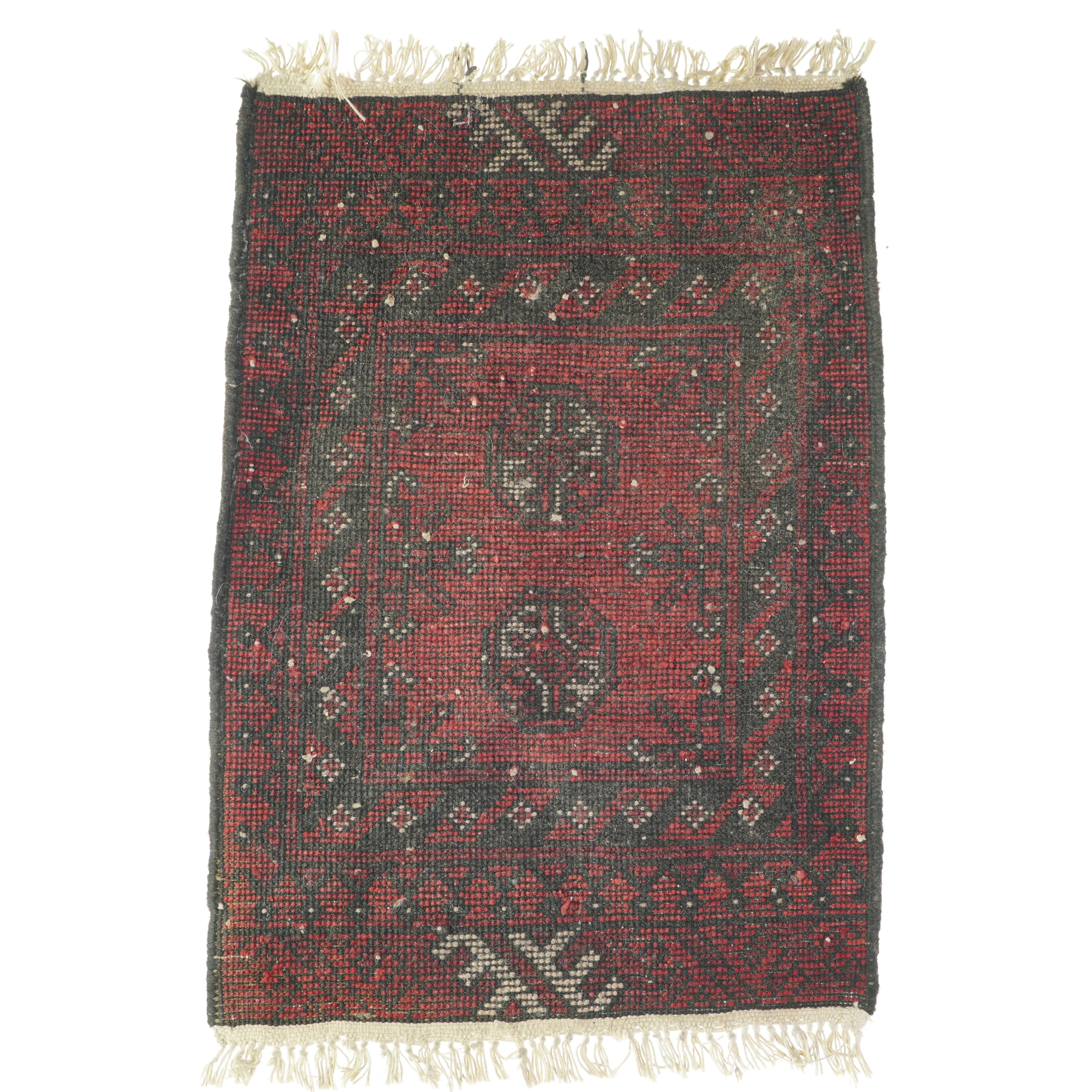 ægte Tæppe med mønster  (str. LB:68x47cm)