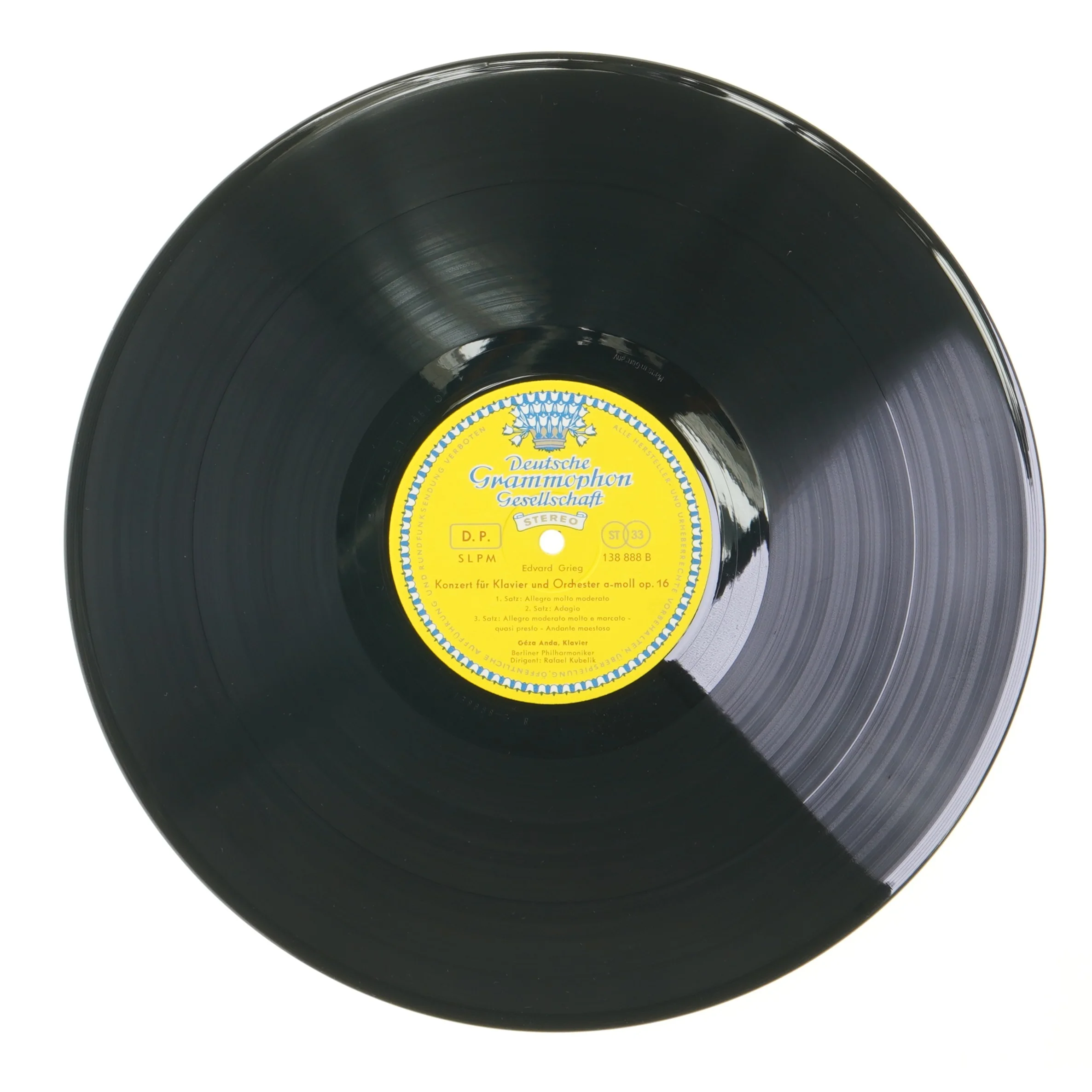 Deutsche Grammophon LP - Schumann & Grieg Piano Concertos fra Deutsche Grammophon Gesellschaft