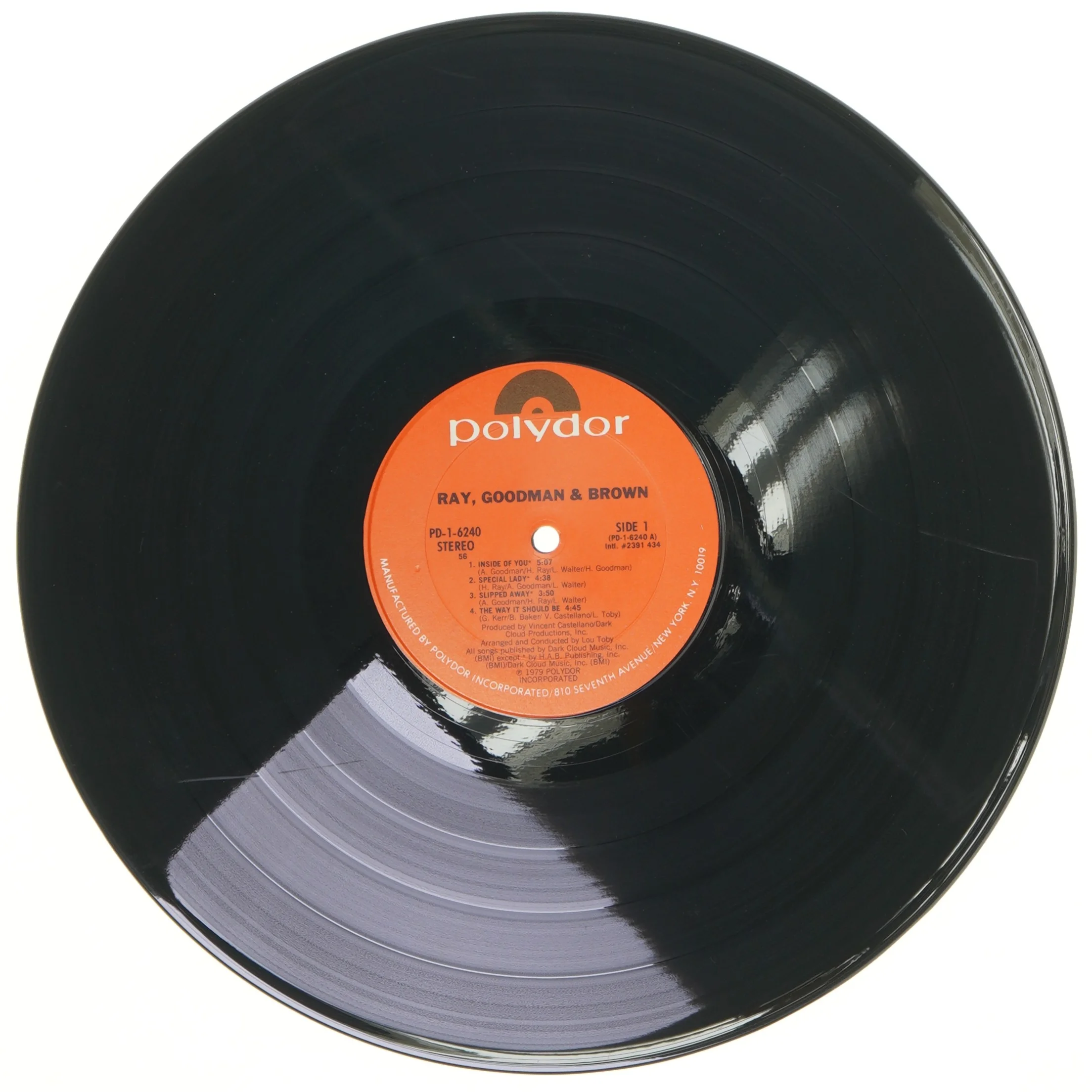 Ray, Goodman & Brown vinylplade fra Polydor