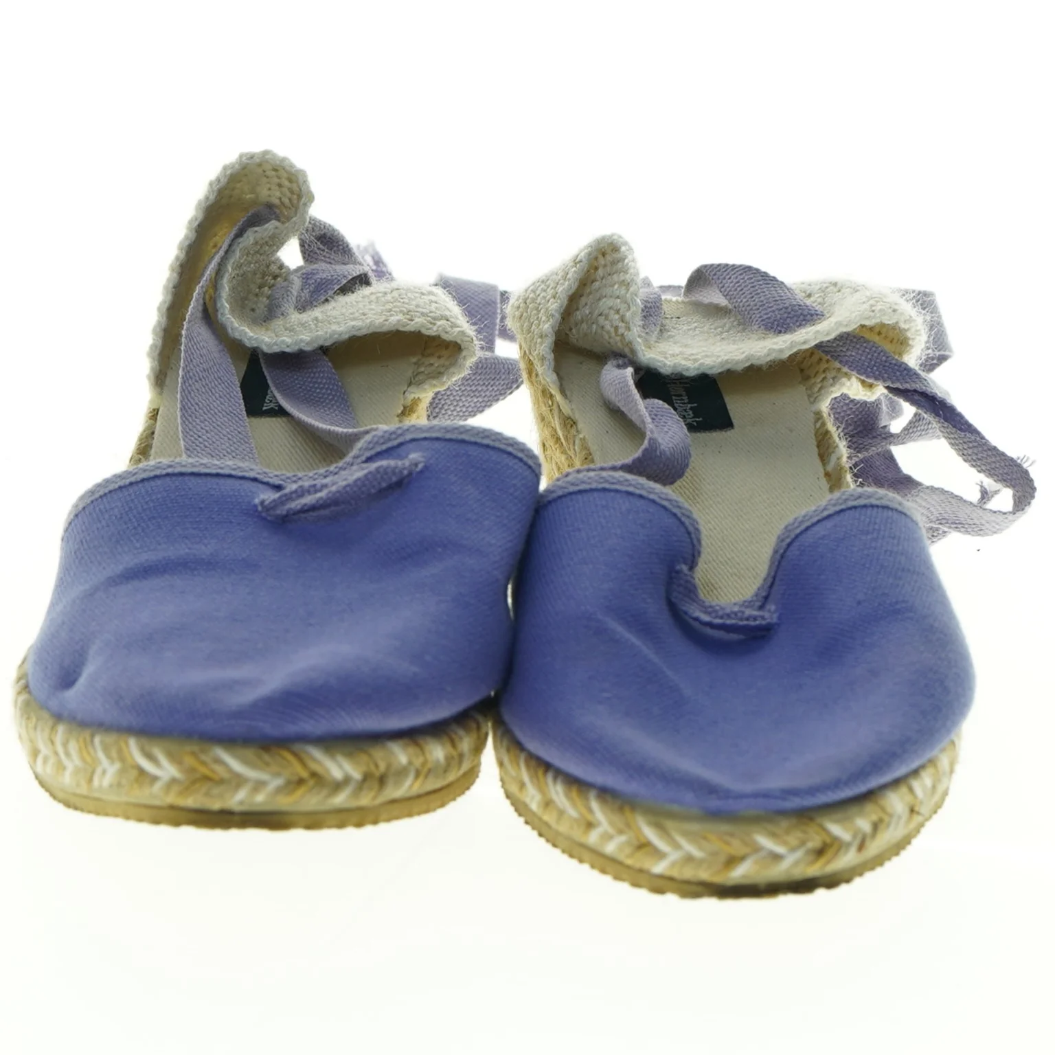 Espadrillos til damer med snører (str. 37)