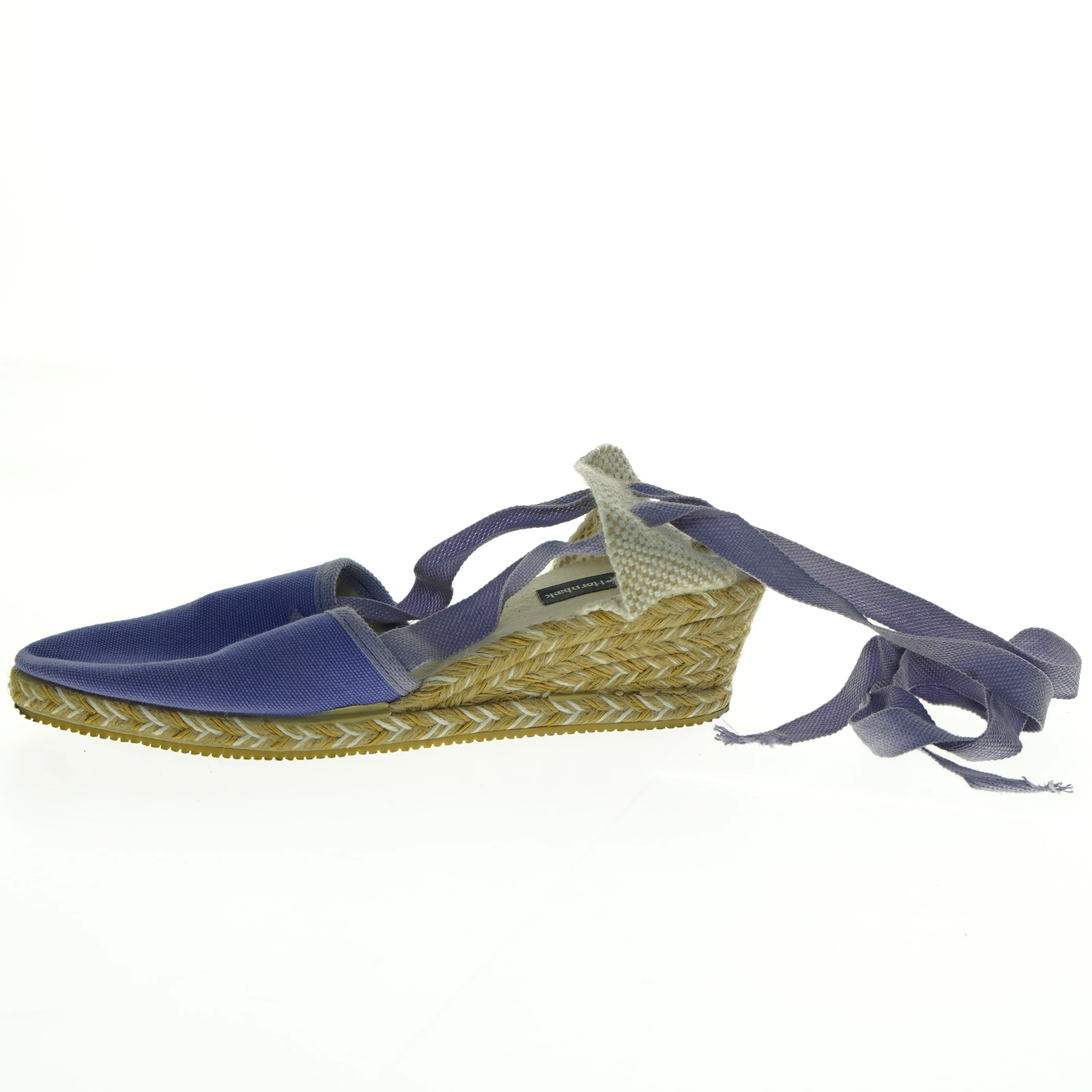 Espadrillos til damer med snører (str. 37)