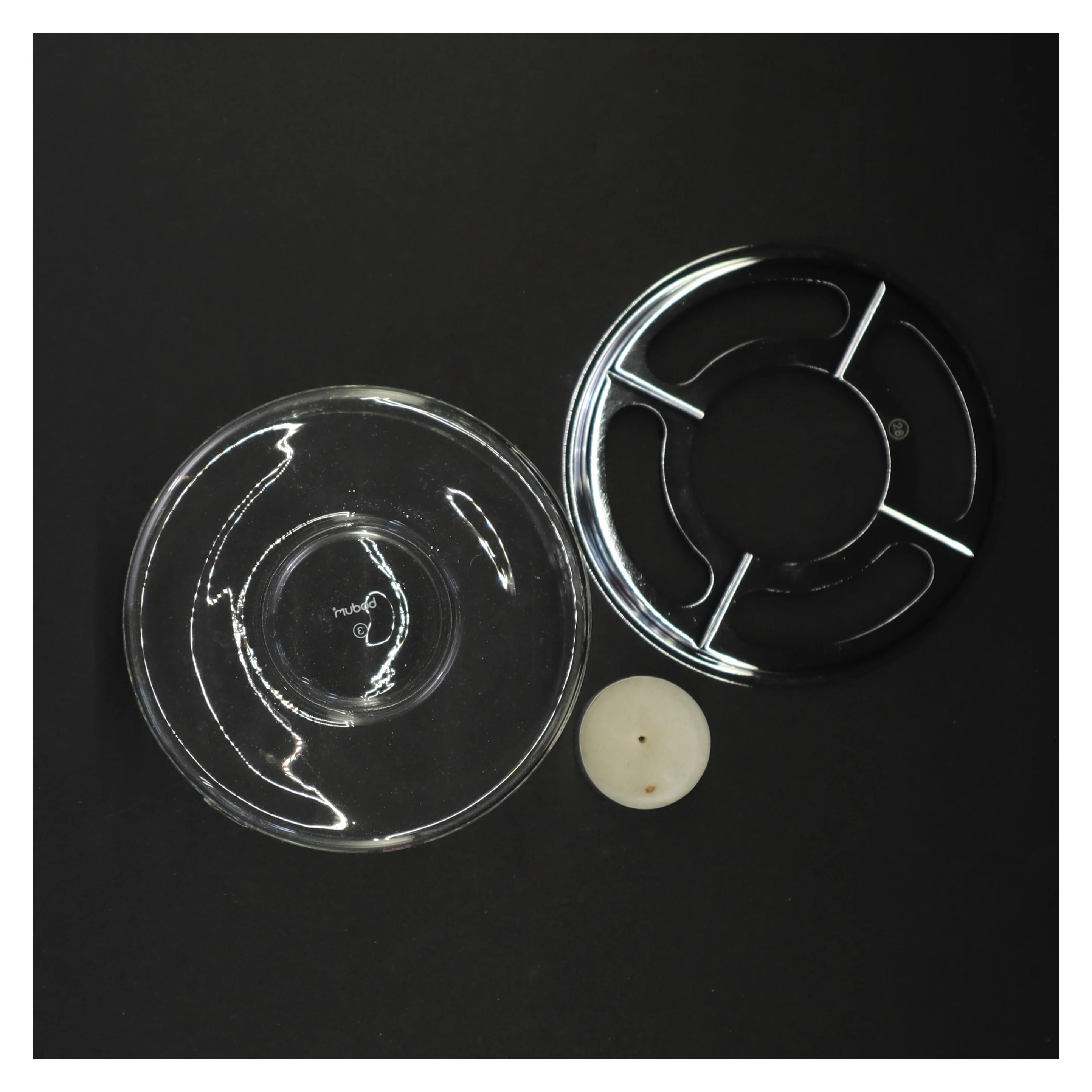 Varmer med fyrfadslys fra Bodum (str. Diameter 13 cm h 7 cm)