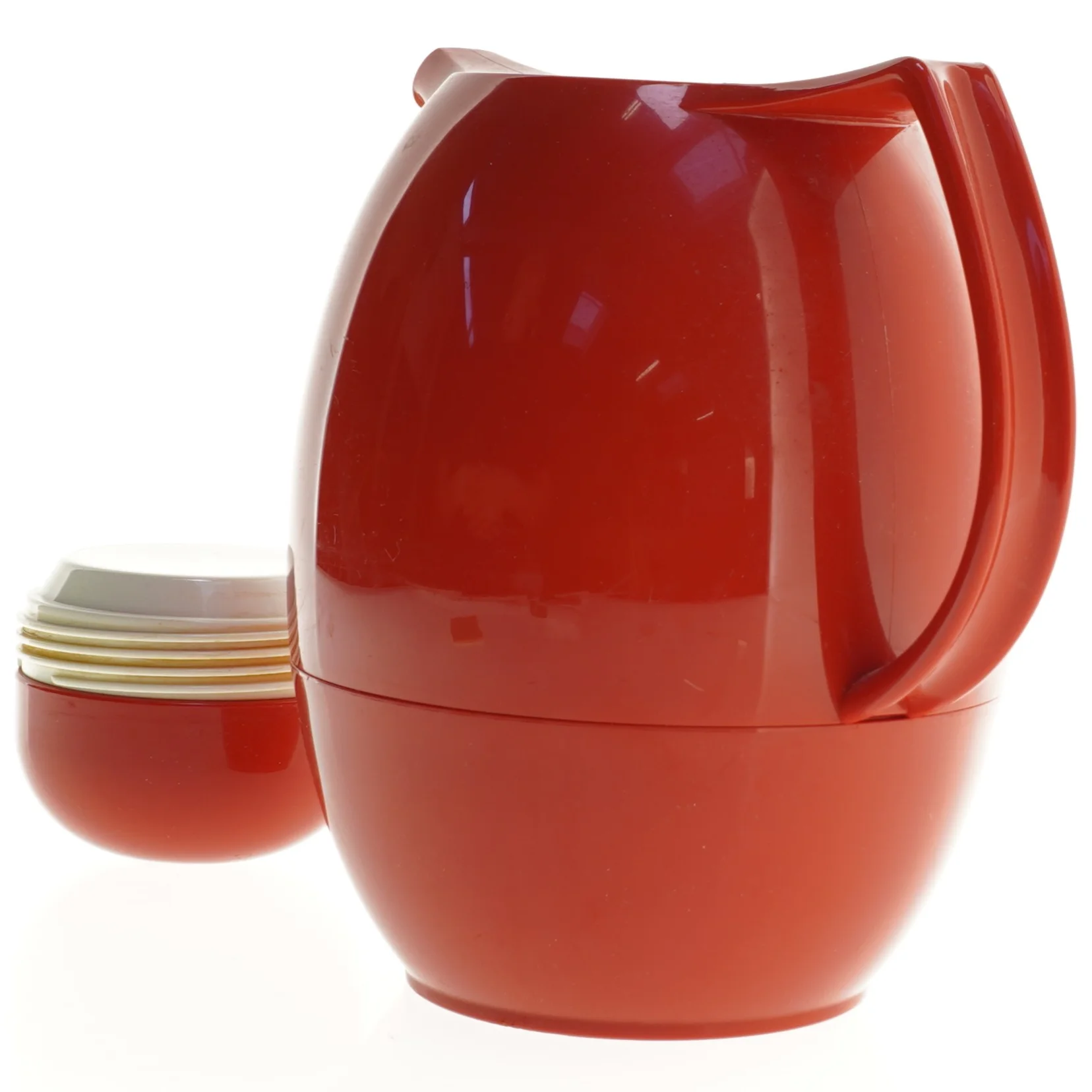 Rød tekande (str. 22 x 21 x 15 cm)