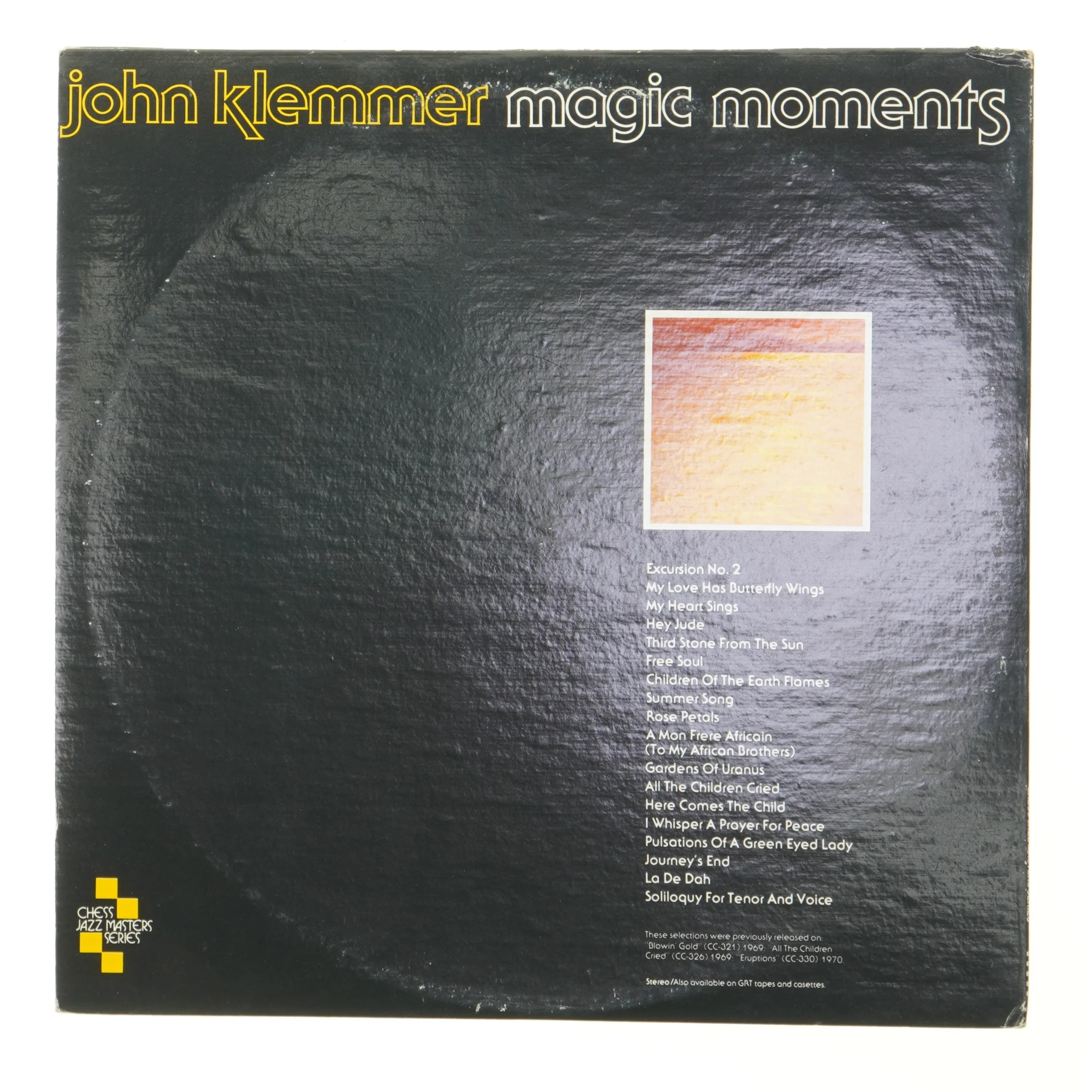 John Klemmer - Magic Moments LP fra Chess