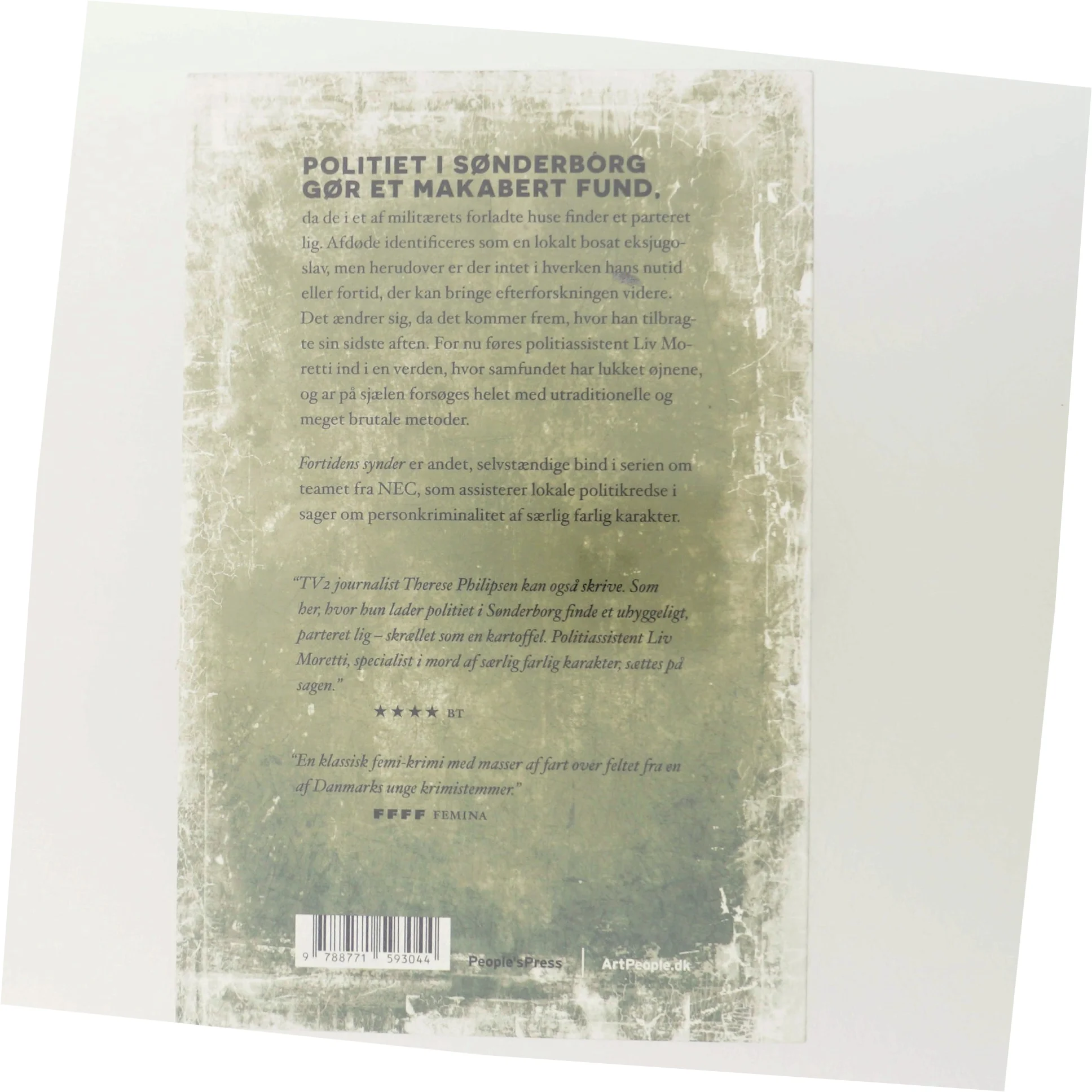 Fortidens synder : krimi af Therese Philipsen (Bog)