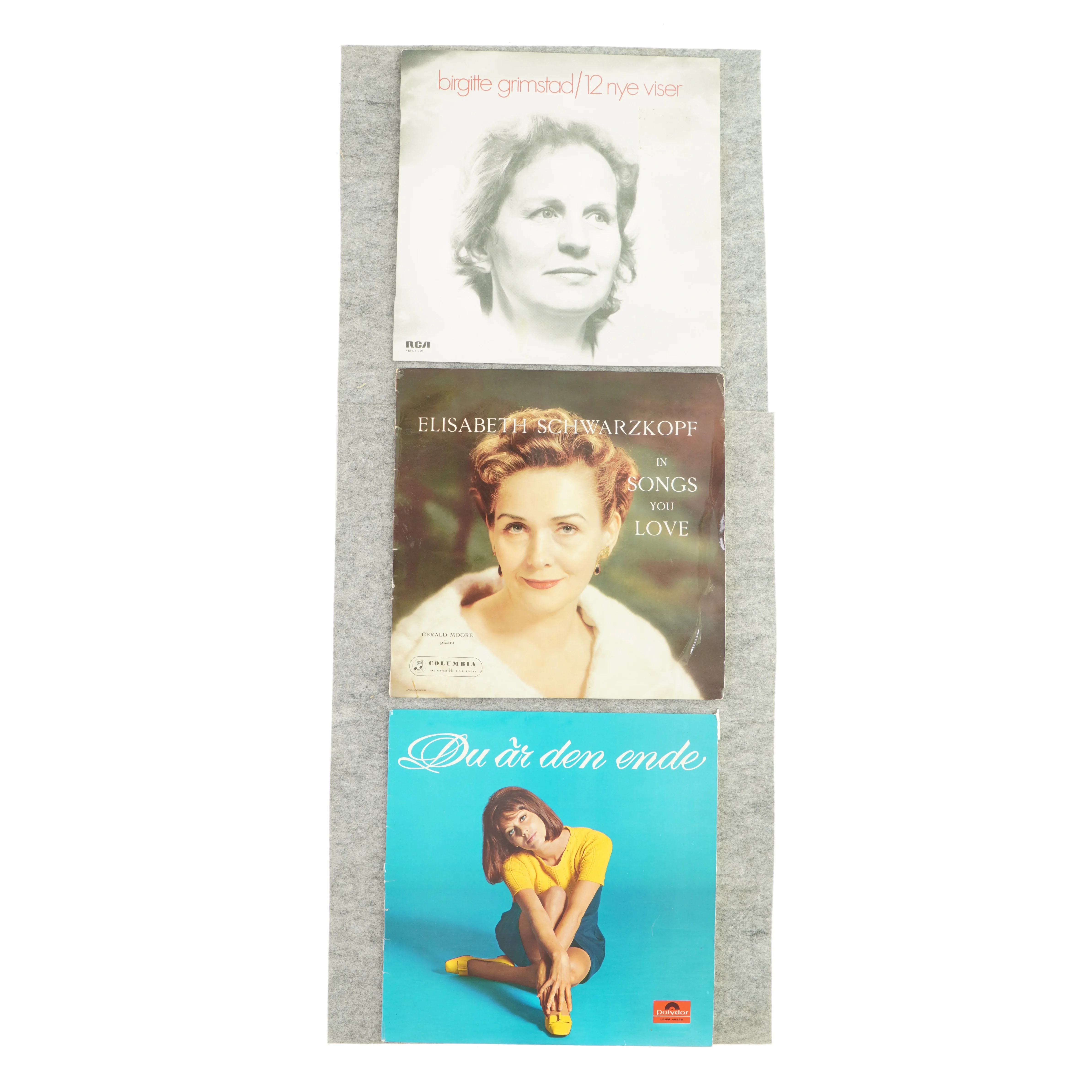 5 forskellige vinylplader