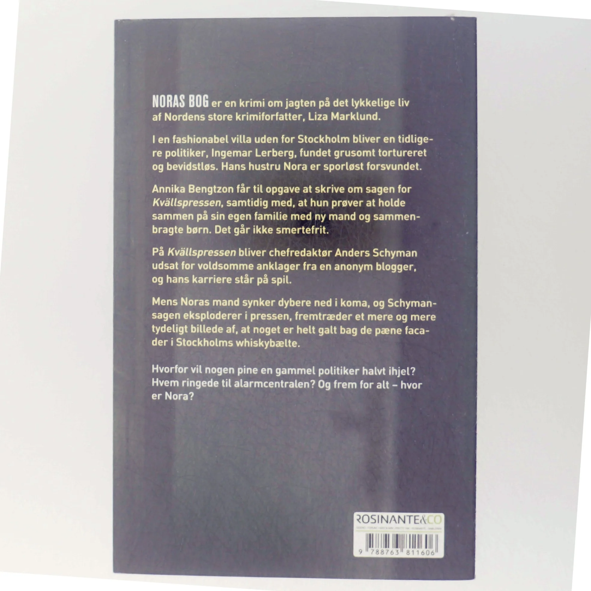 Noras bog : krimi af Liza Marklund (Bog)