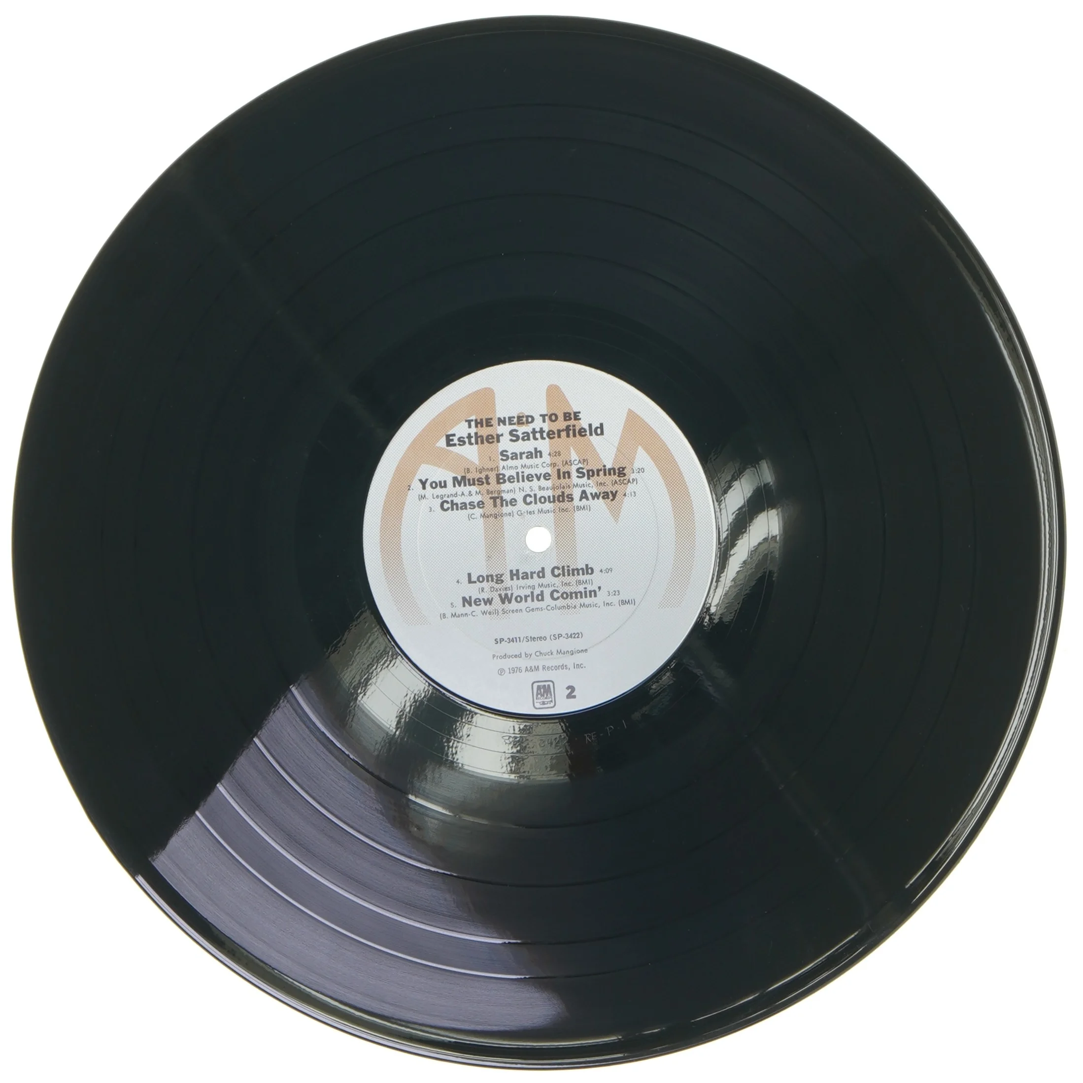 Esther Satterfield - The Need To Be LP fra A&M Records