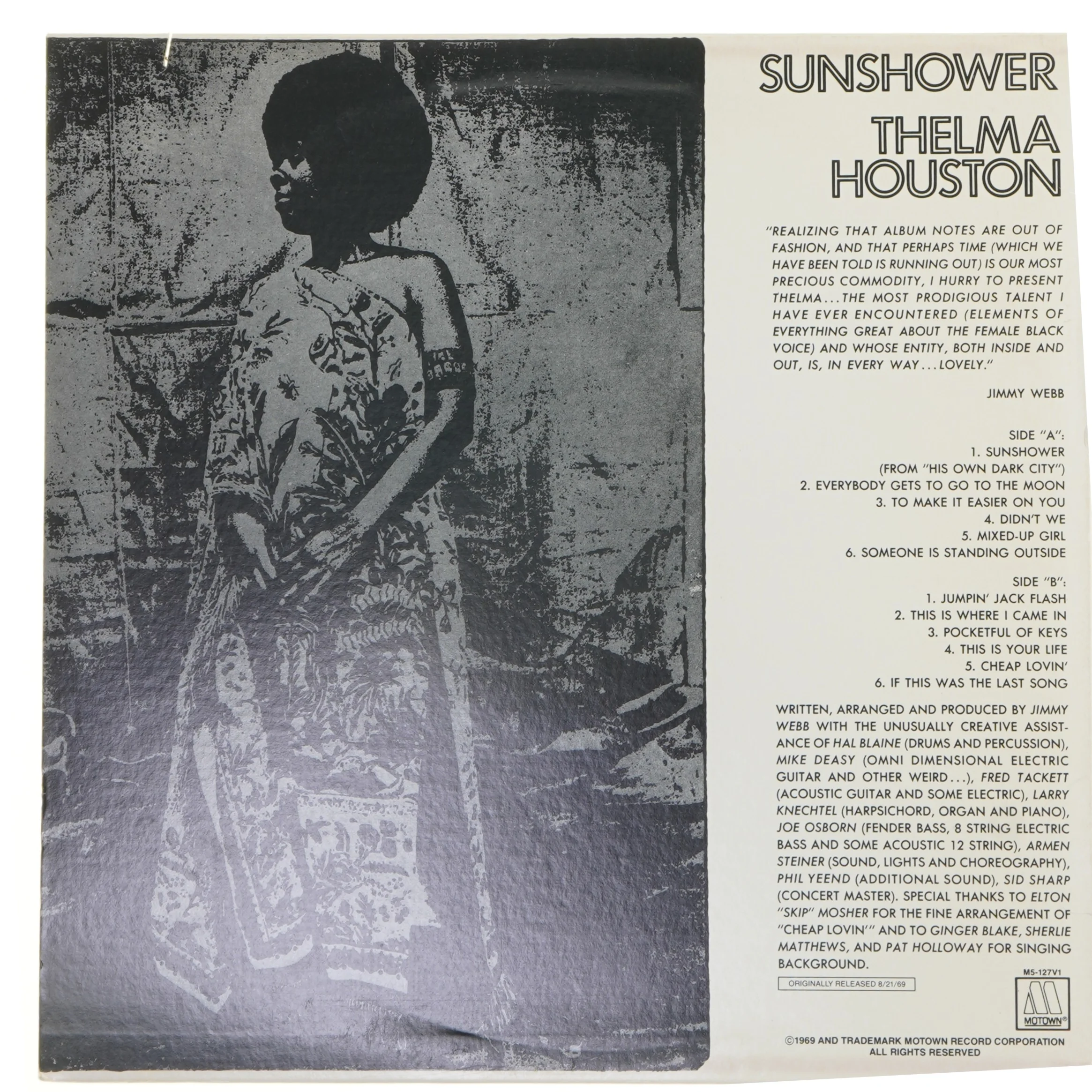 Thelma Houston Sunshower Vinyl LP