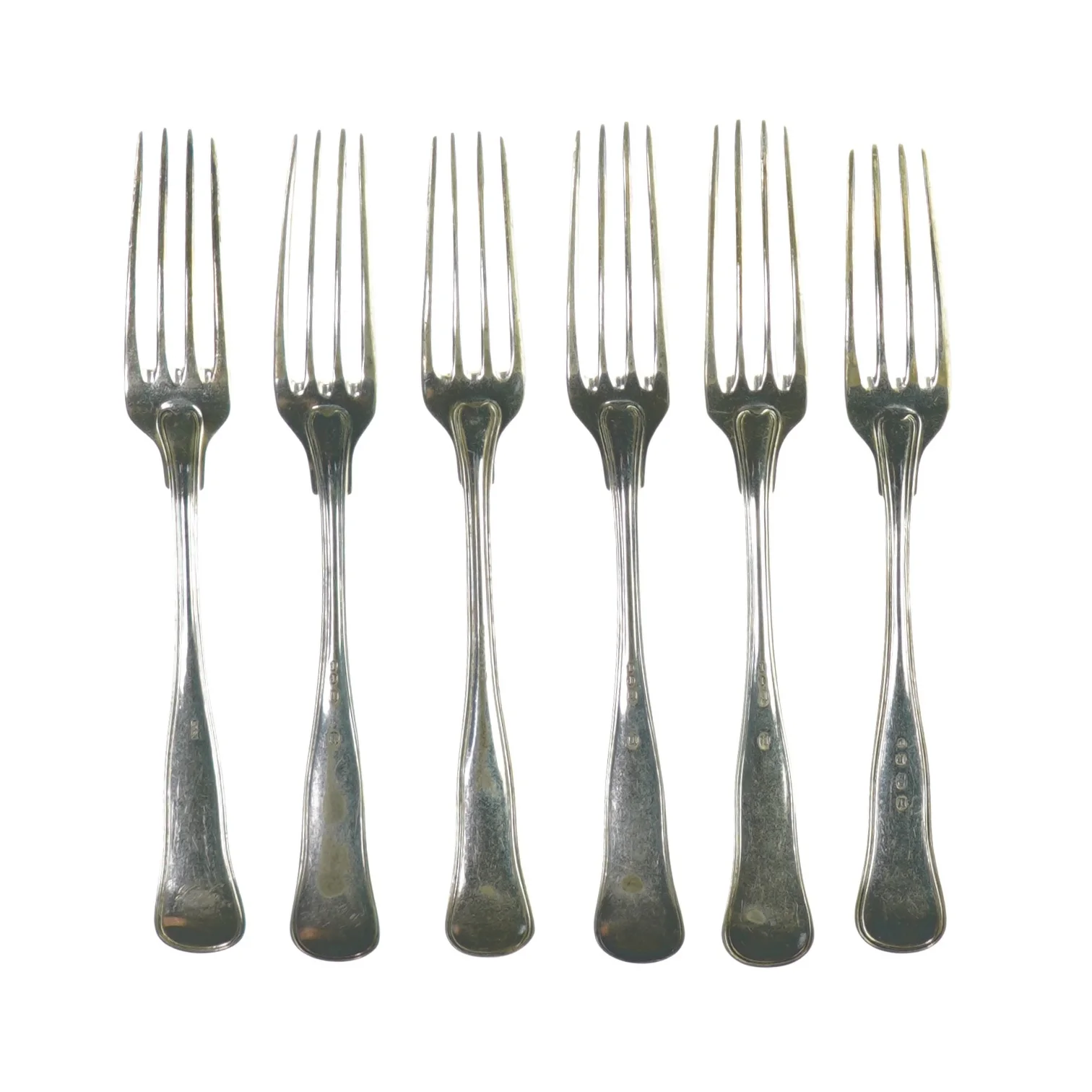 Gafler (6 stk.) fra Ukendt (str. L:19cm)