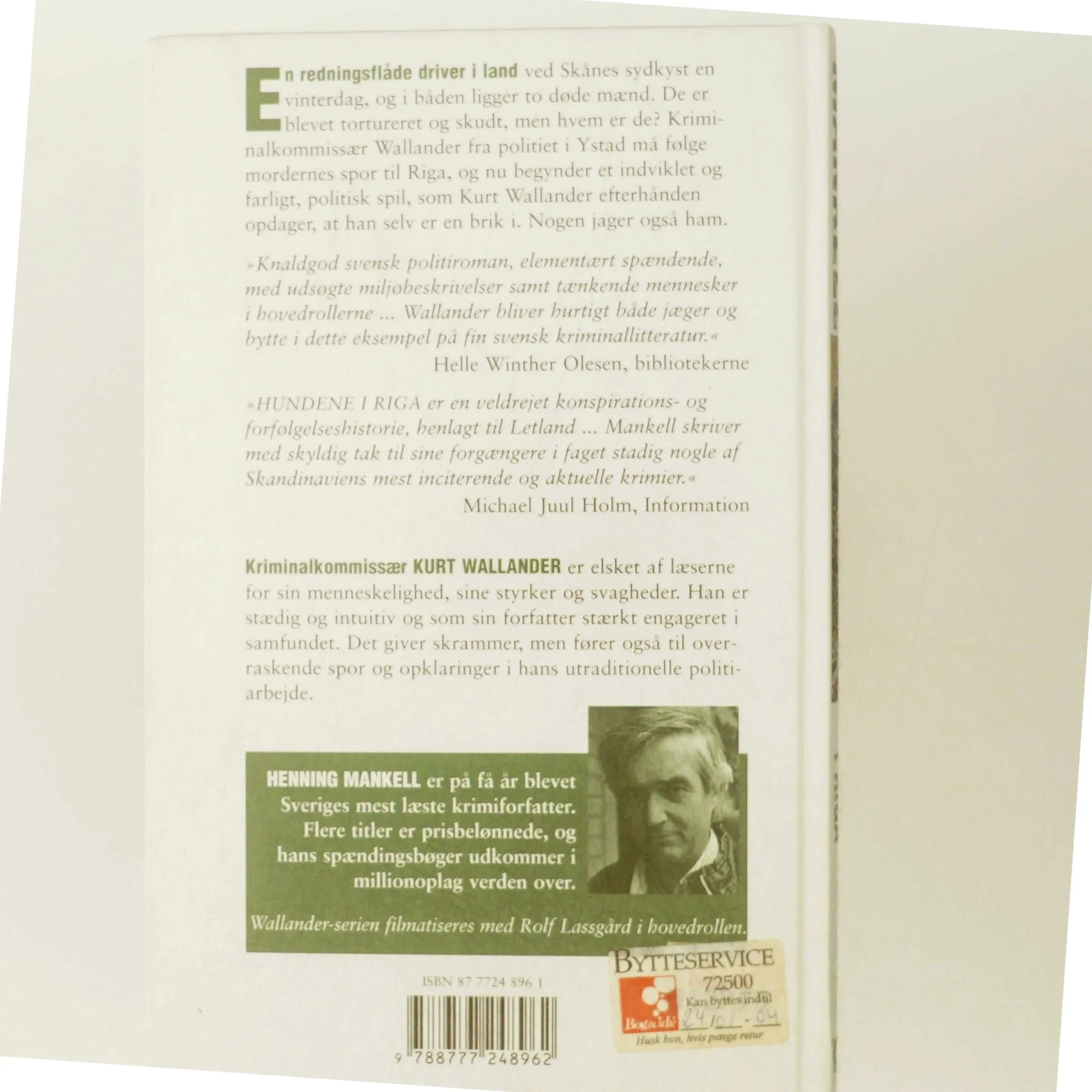 Hundene i Riga af Henning Mankell (Bog)