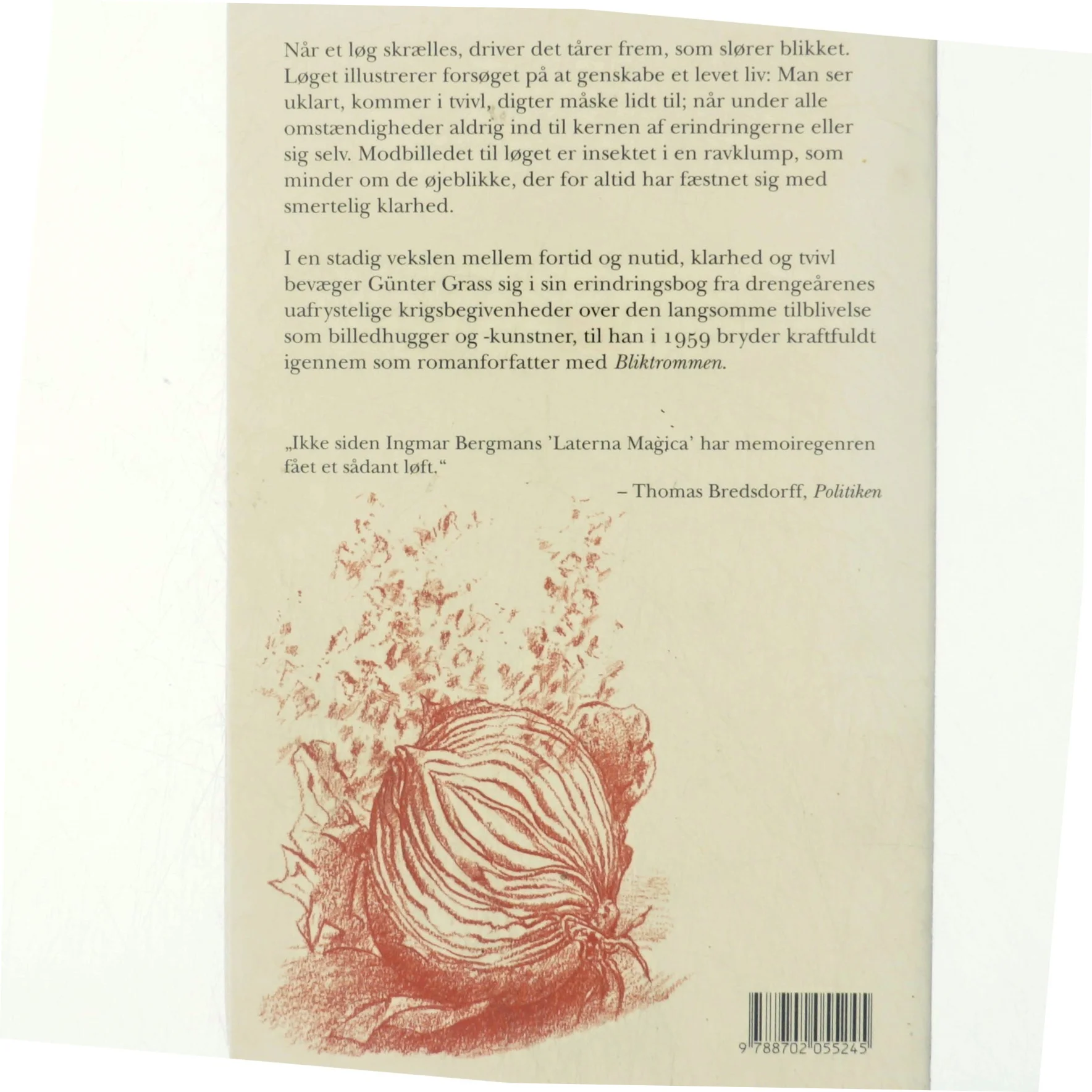 Når løget skrælles af Günter Grass (Bog)