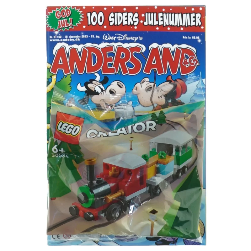 Anders and blad med lego fra Disney (str. 17 x 26 cm)