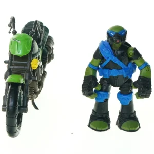 Teenage mutant ninja turtle med motorcykel fra Viacom (str. 10 cm 20 x 10 cm)