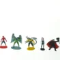 Figurer fra Marcel og DC Comics (str. 7 x 4 cm)