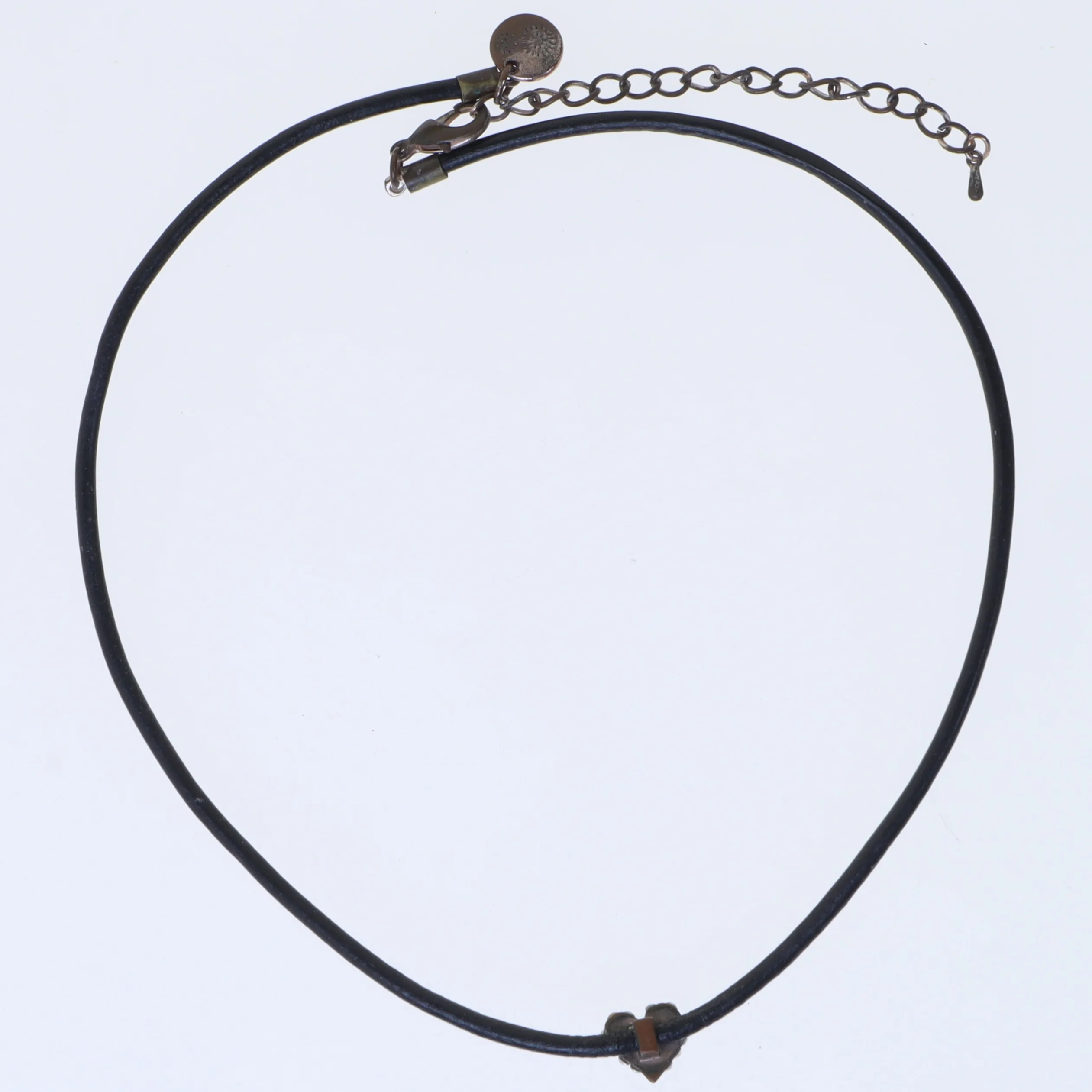 Halskæde med hjerte vedhæng (str. 50 cm)