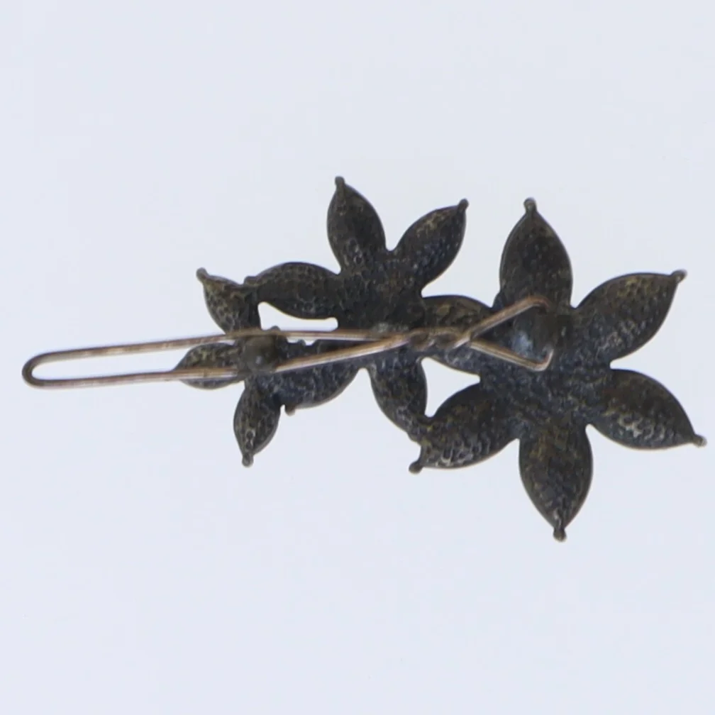 Hårspænde med blomsterdesign (str. 6 cm)