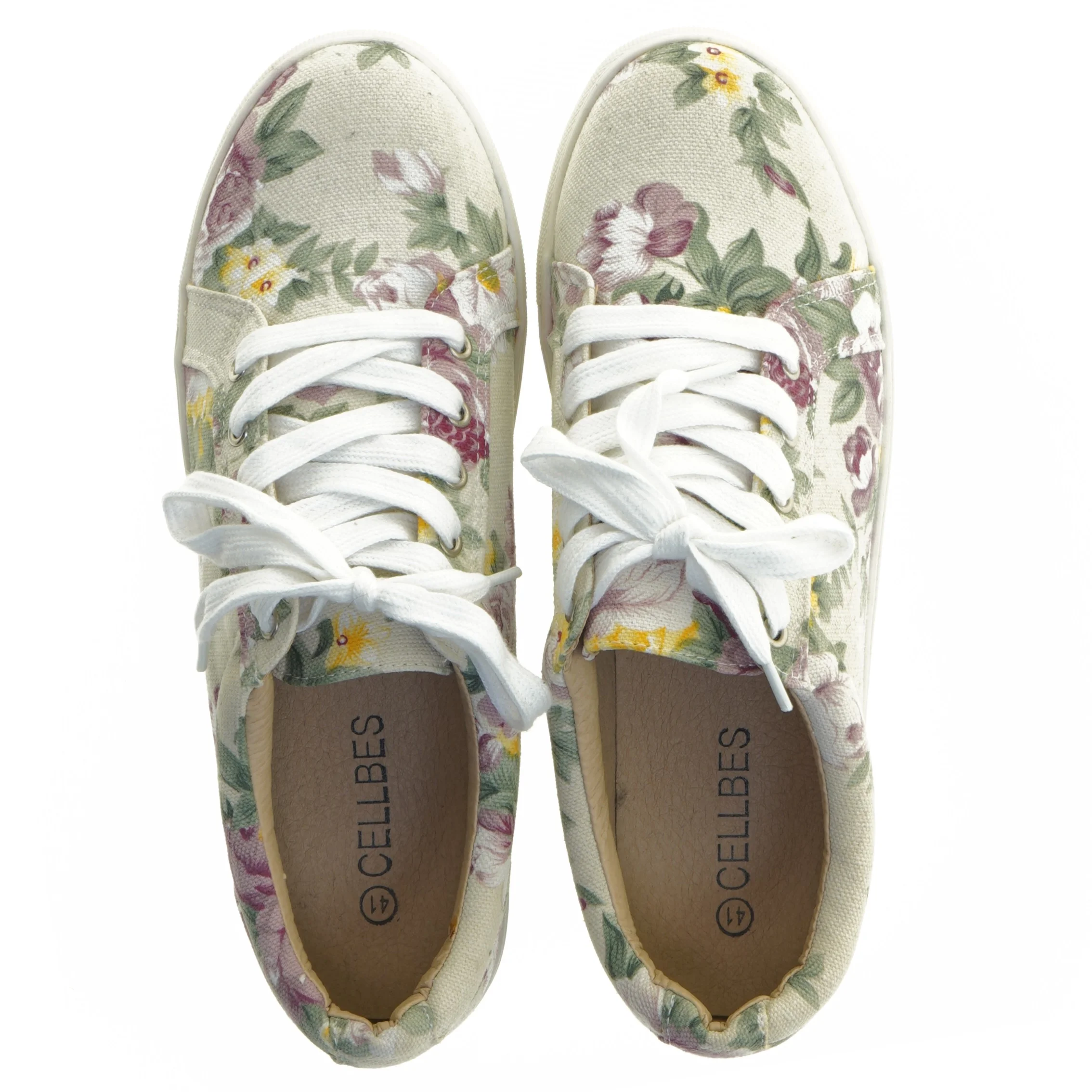 Blomstertryk sneakers fra Cellbes (str. 41 )