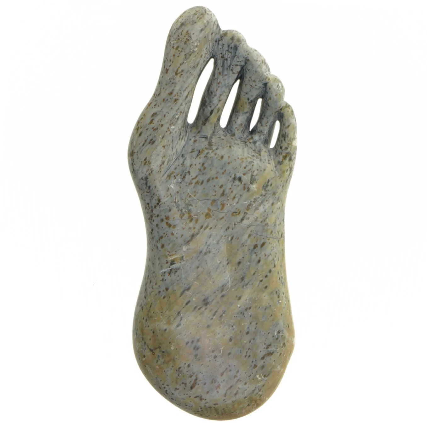 Sten fodskulptur (str. 17,5 cm)