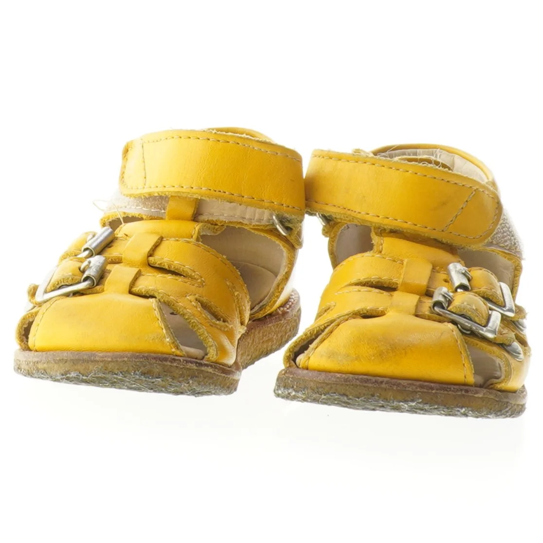 Gule barnesandaler i læder, str. 21 fra Angulus (str. 21 )