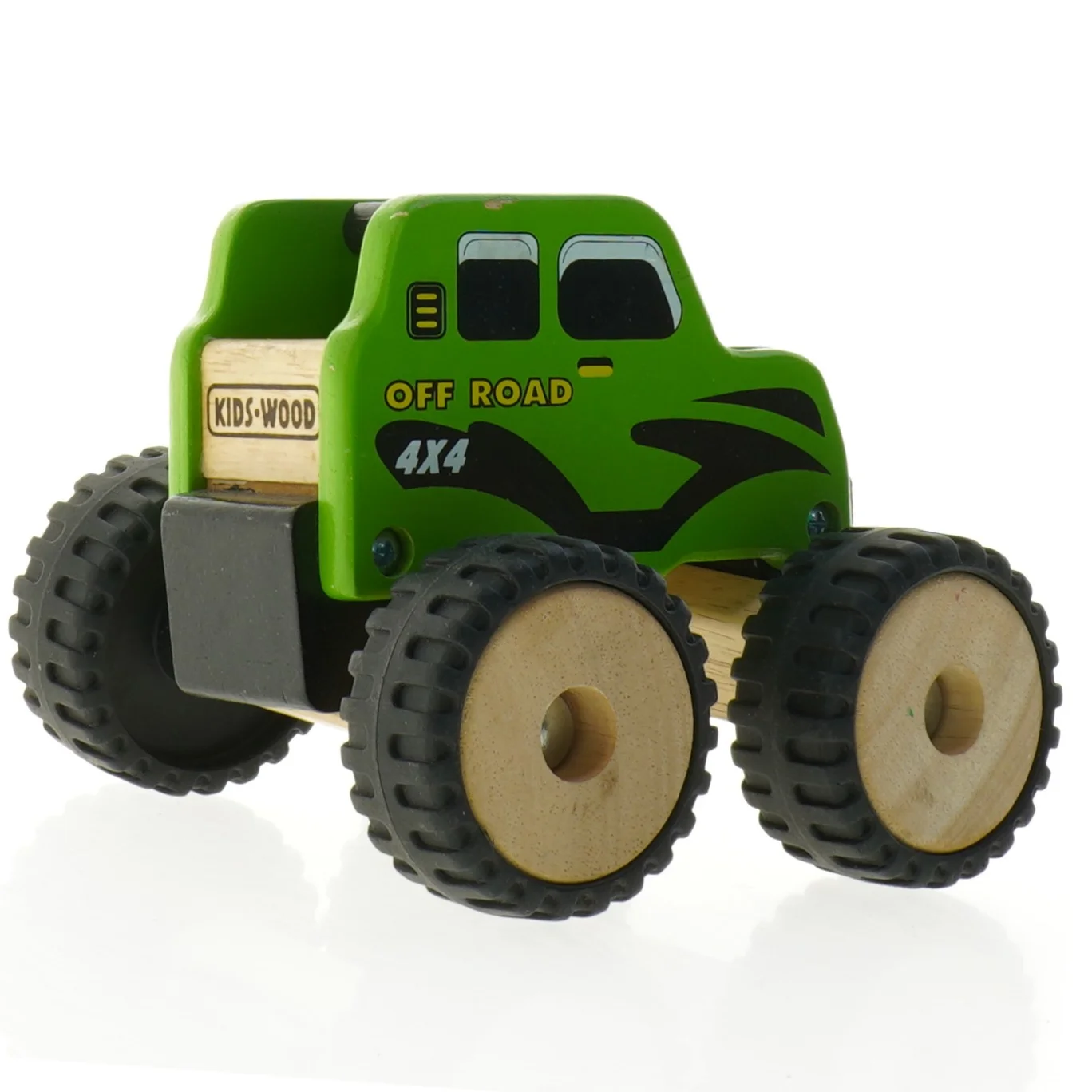 Trælegetøjsmonstertruck fra Kids Wood (str. 15 x 13 x 12 cm)