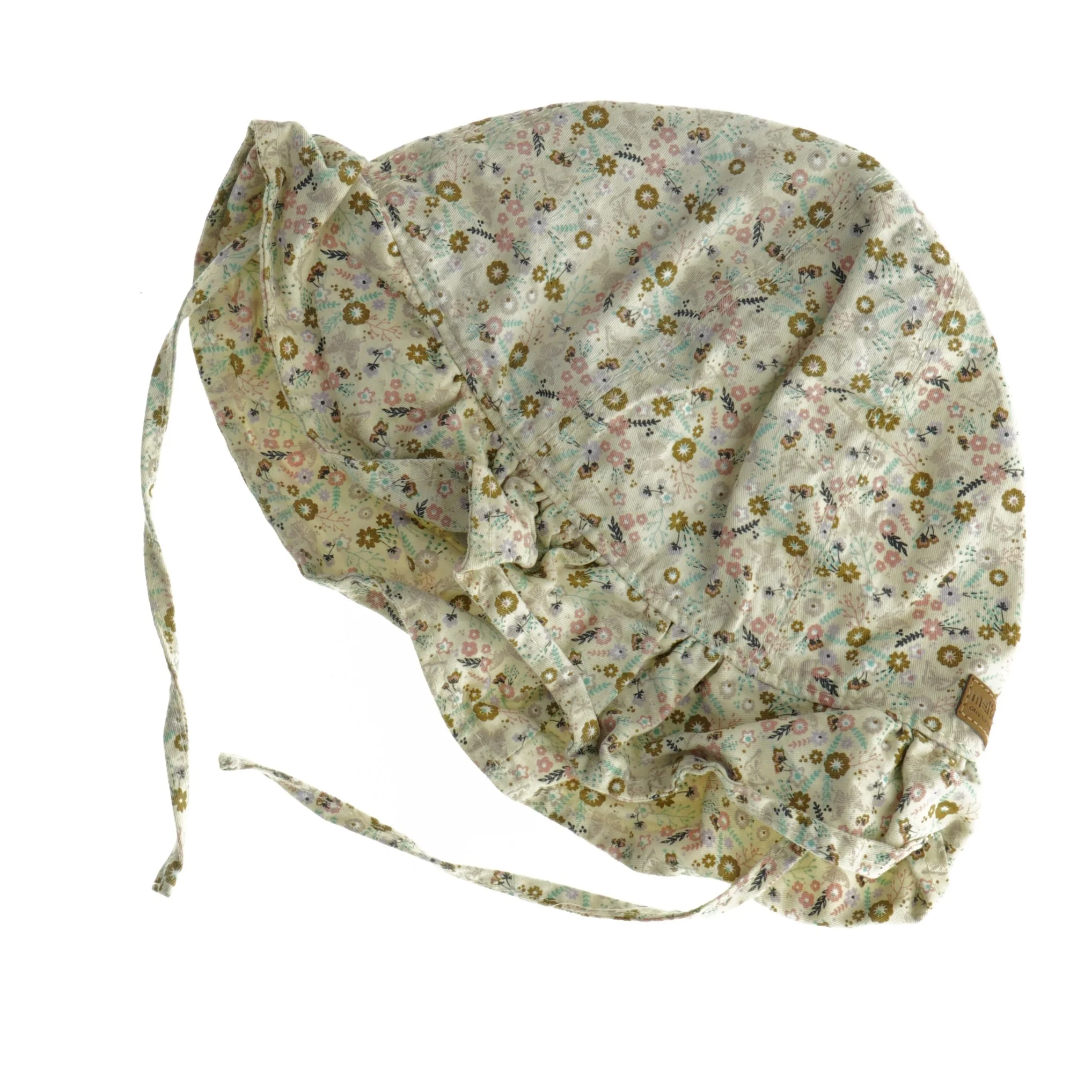 Baby kyse/solhat med blomsterprint