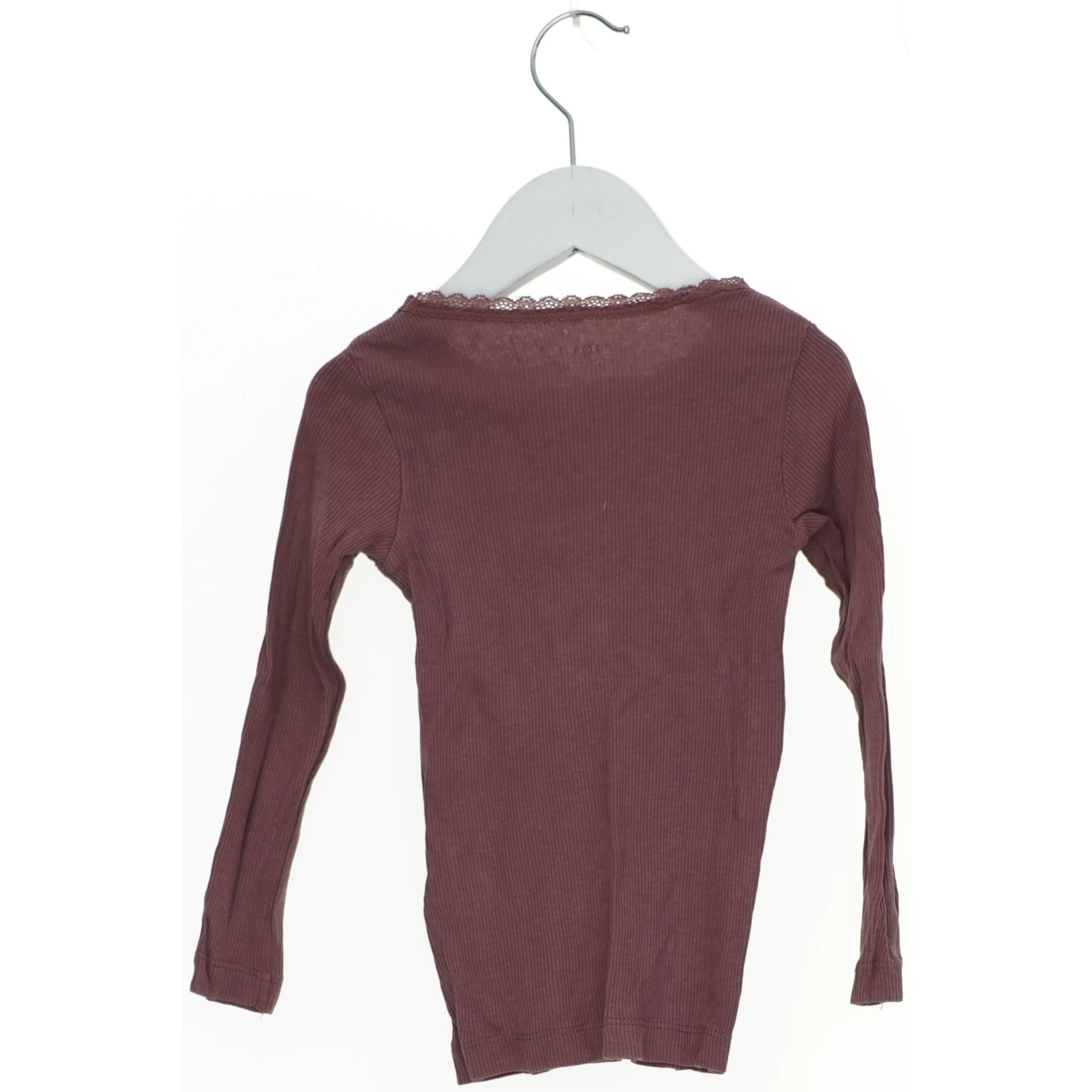 Langærmet bluse med blondekant fra Name It (str. 98)