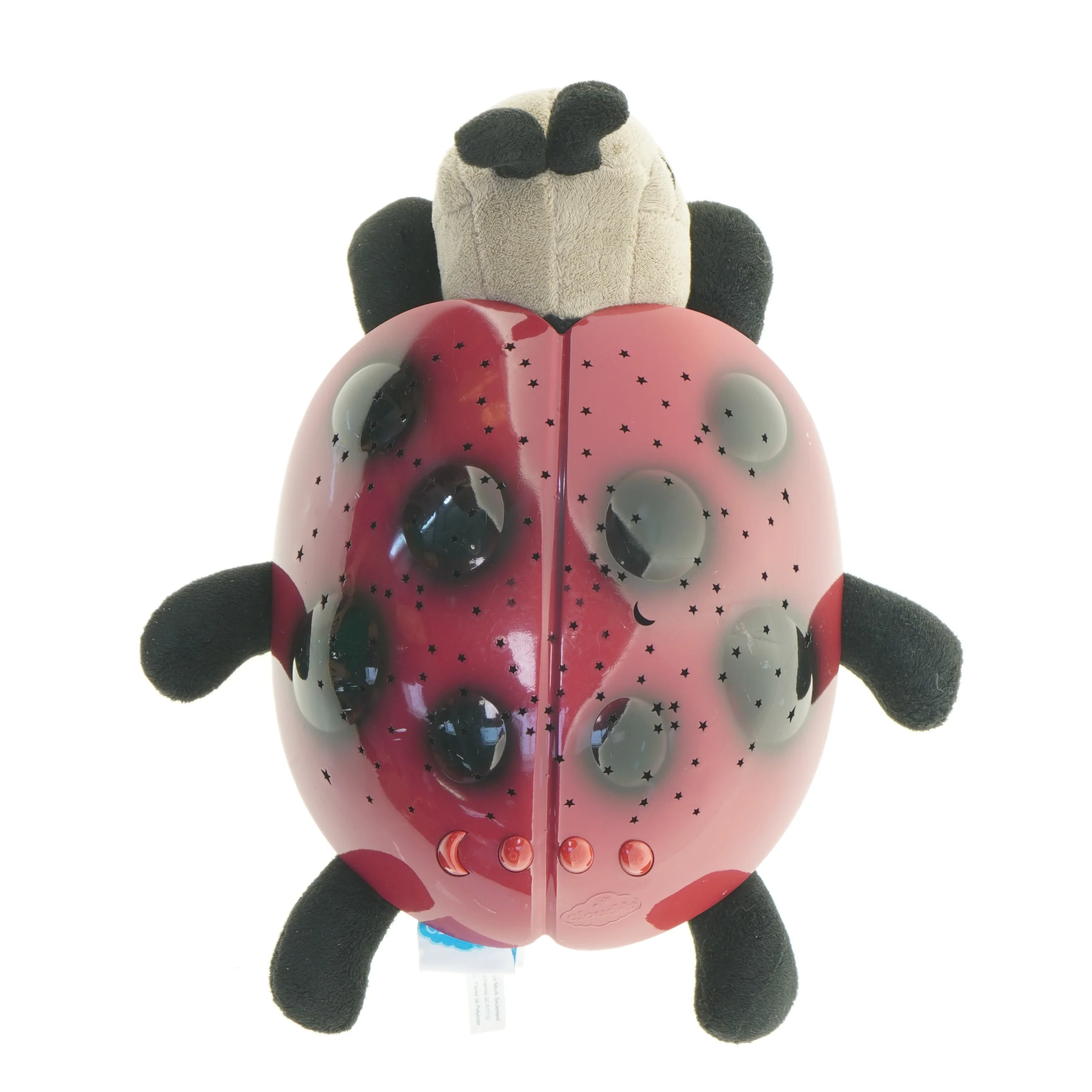 Mariehøne natlampe fra Cloud B (str. 33 x 28 cm)