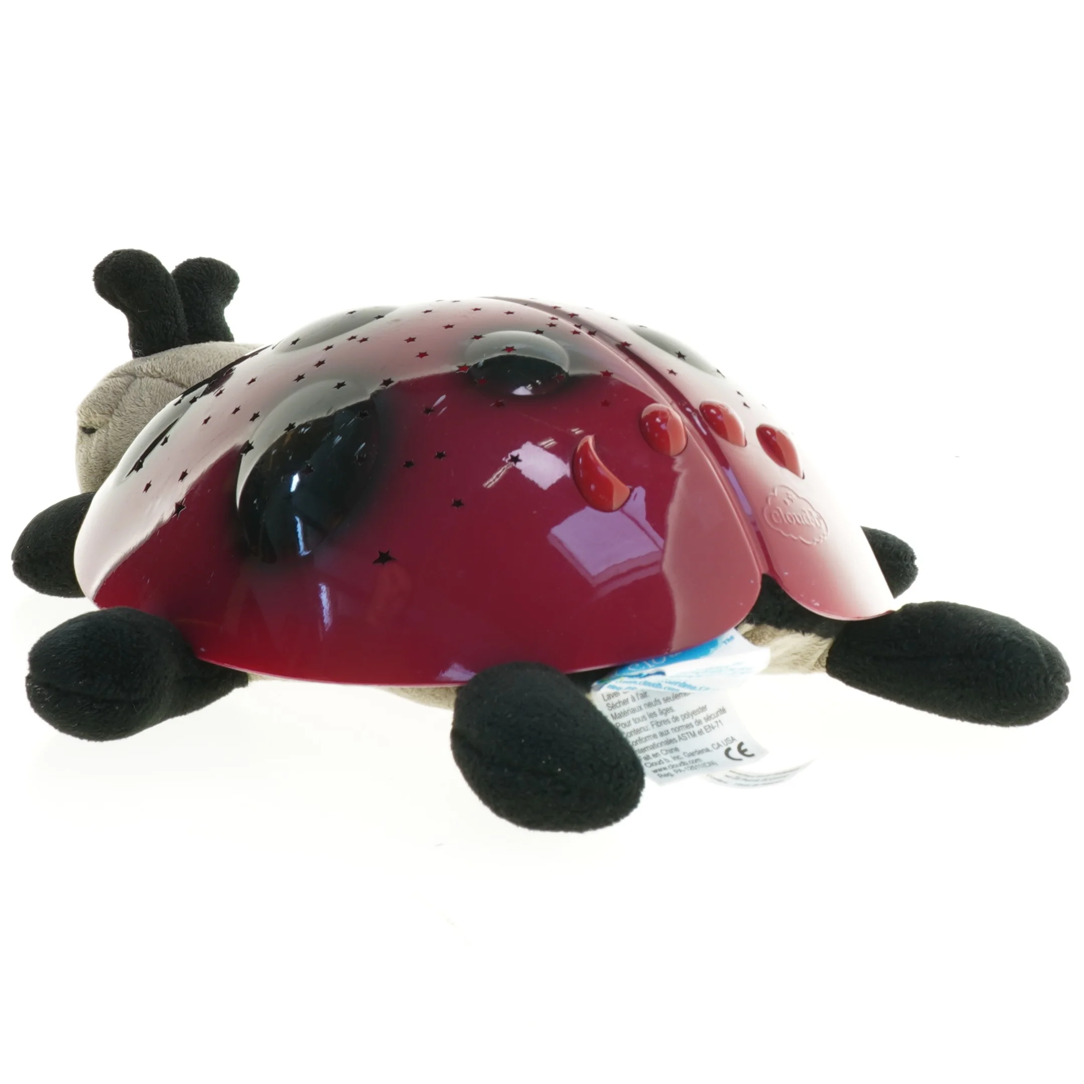 Mariehøne natlampe fra Cloud B (str. 33 x 28 cm)