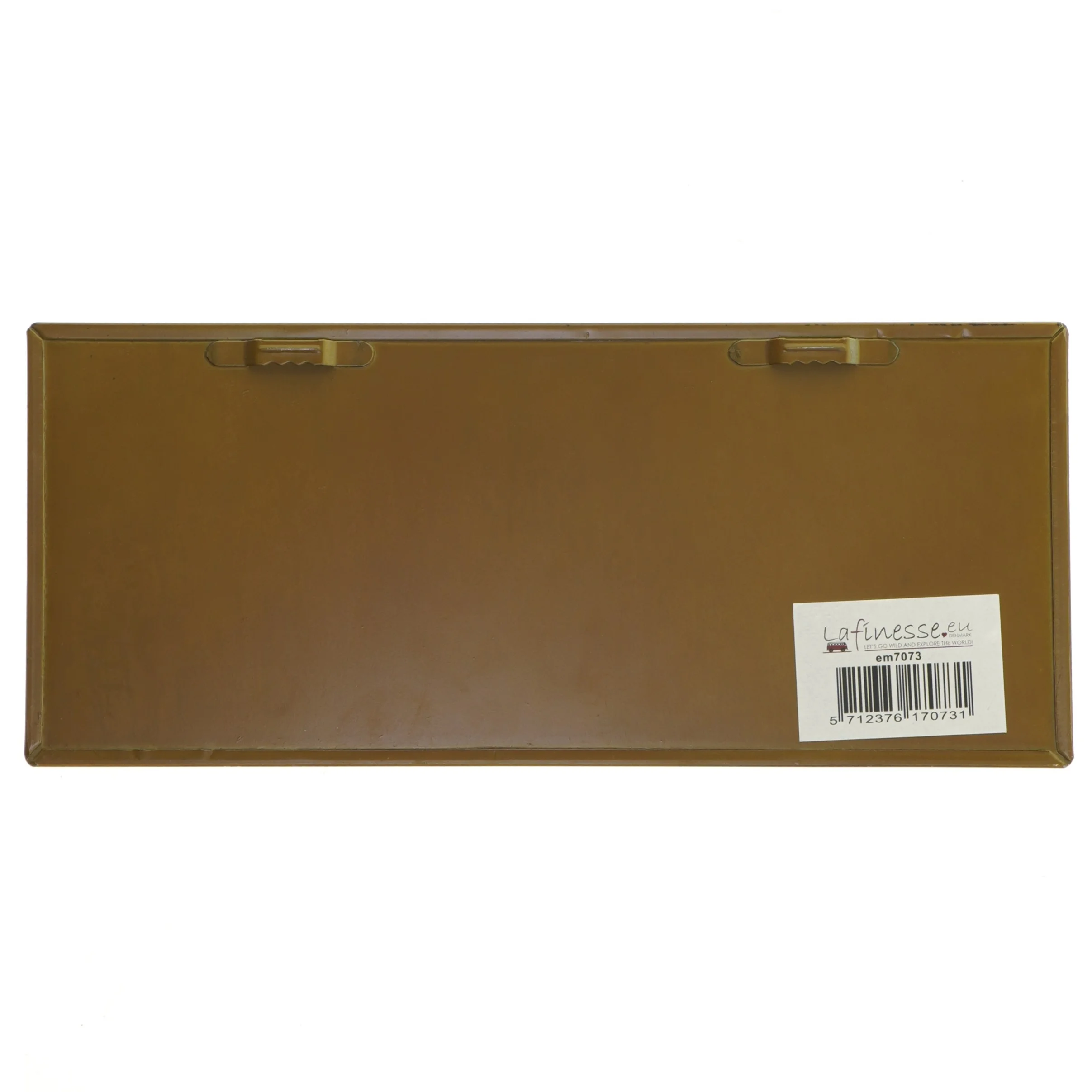 Vægskilt med øltekst fra Lafinesse (str. 30,5x13 cm)