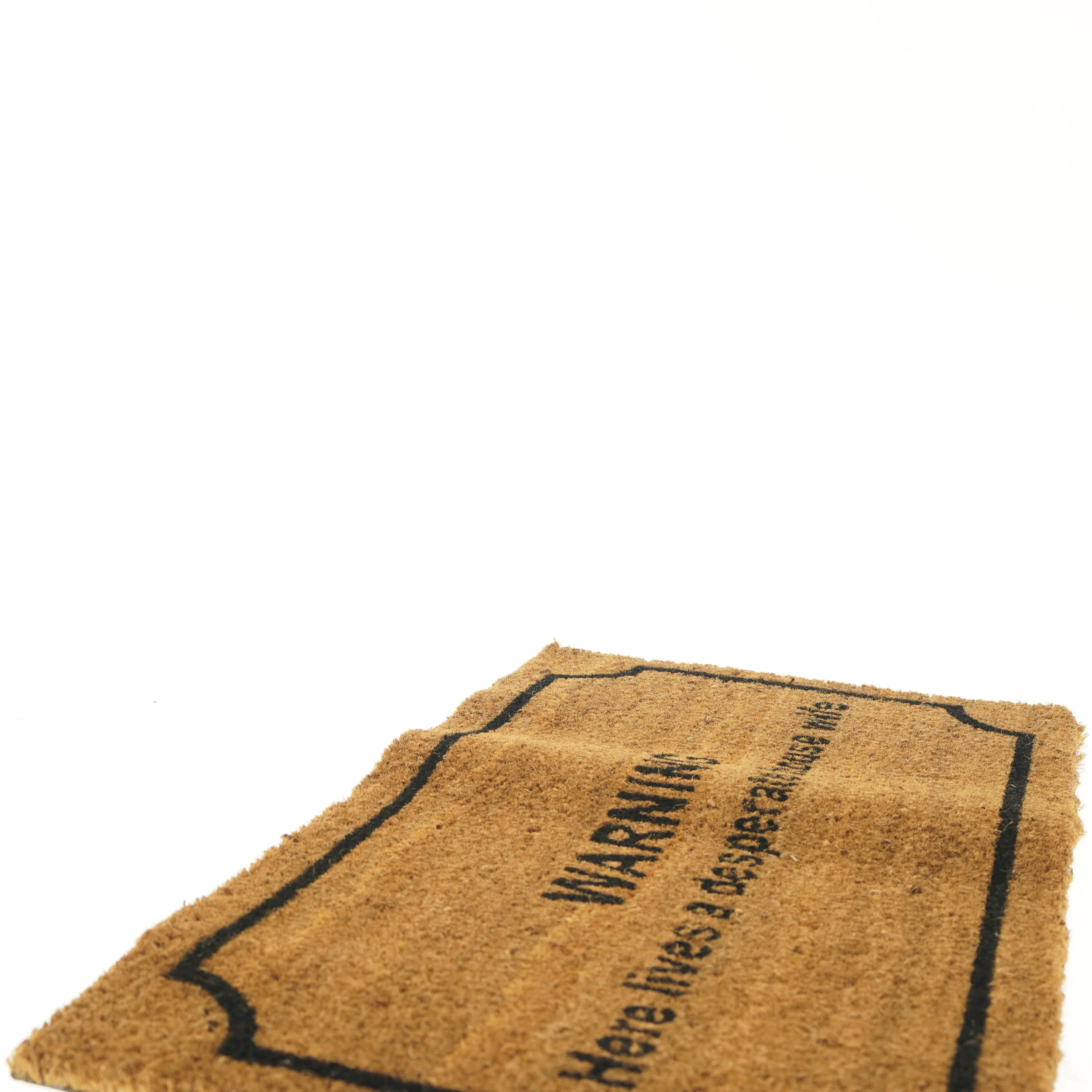 Dørmåtte med tekst (str. 40x70 cm)