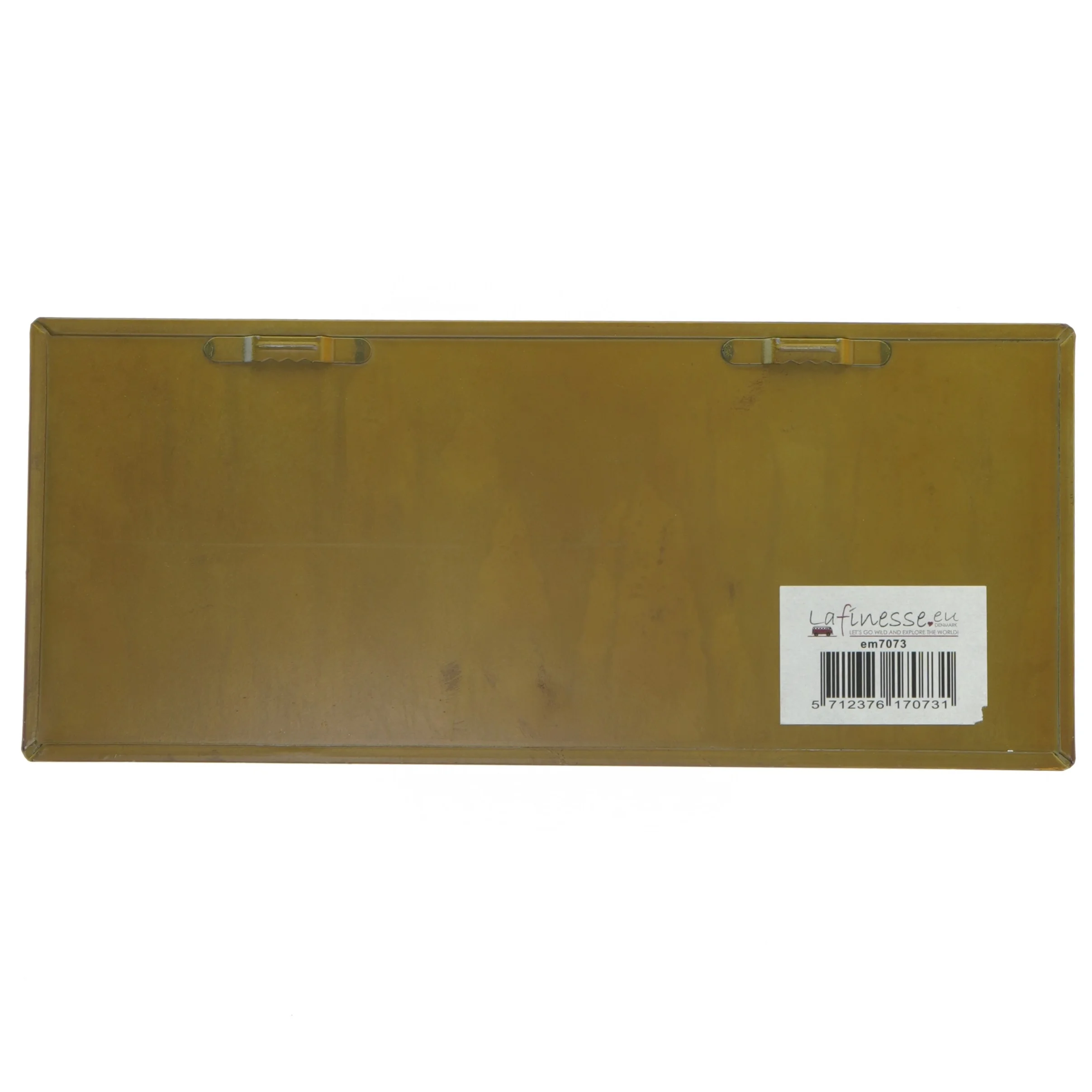 Skilt med tekst fra Lafinesse (str. 30,5x13 cm)