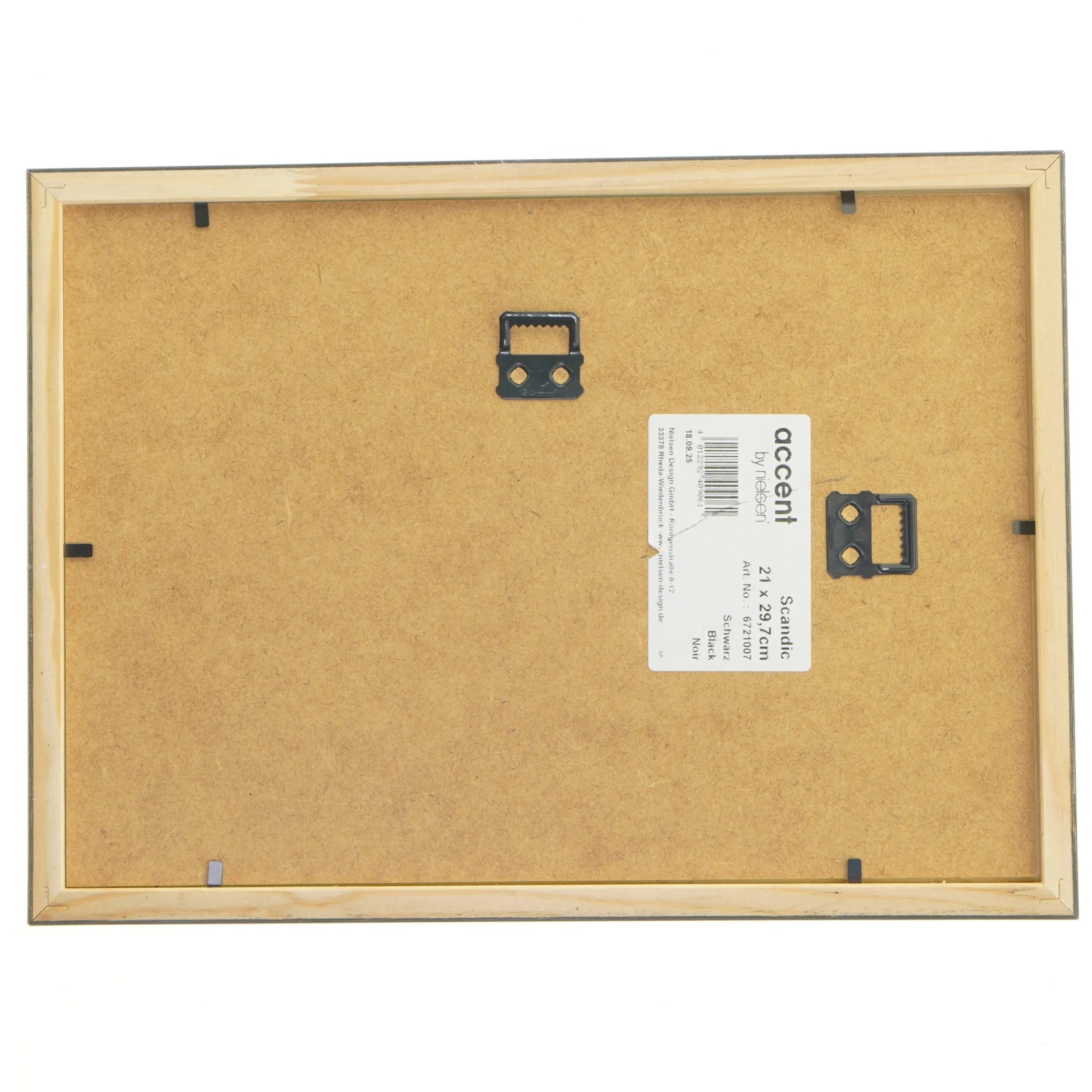 Fotografi med sort ramme fra Accent by Nielsen (str. 21x29,7 cm)